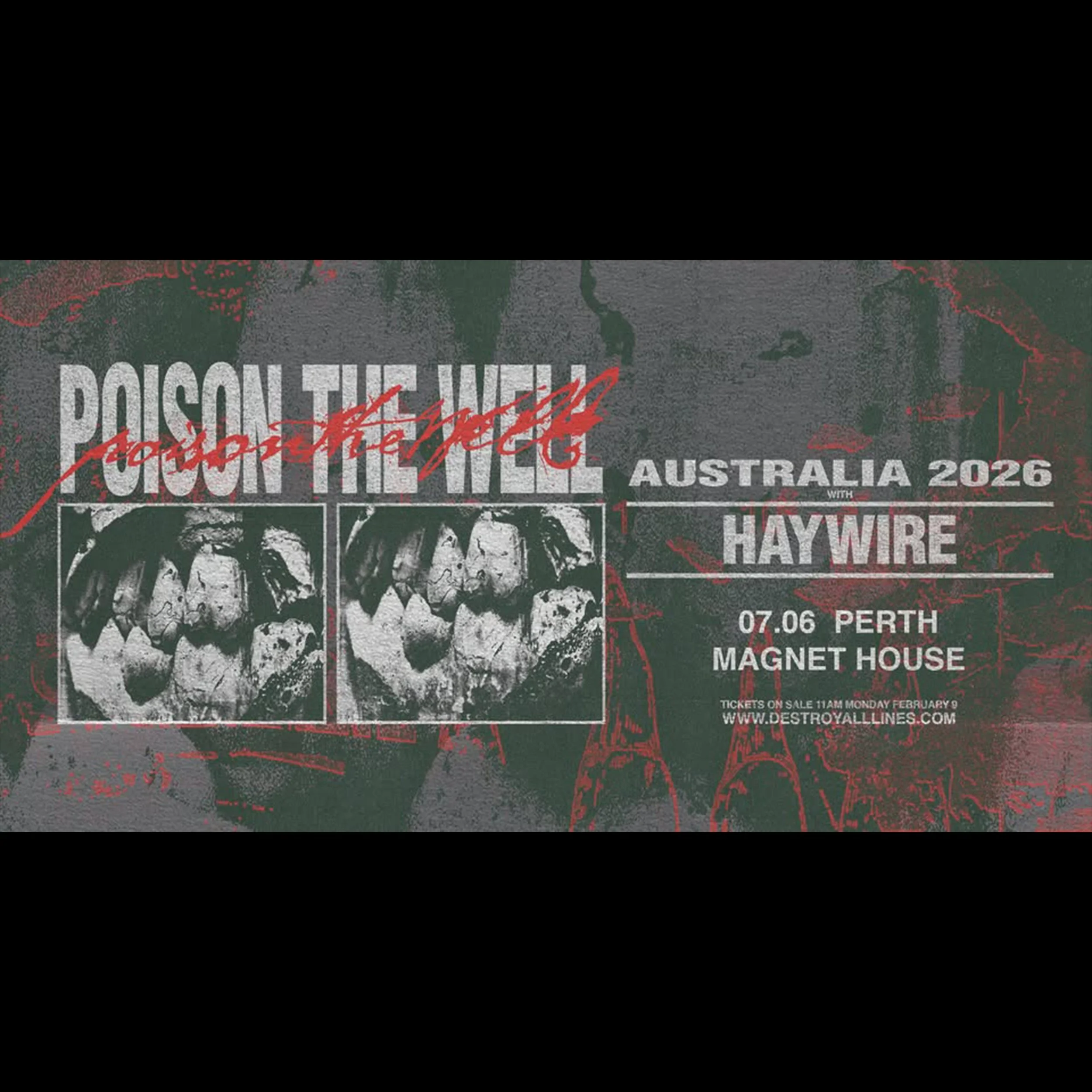 Poison The Well (USA) w/ Haywire (USA)