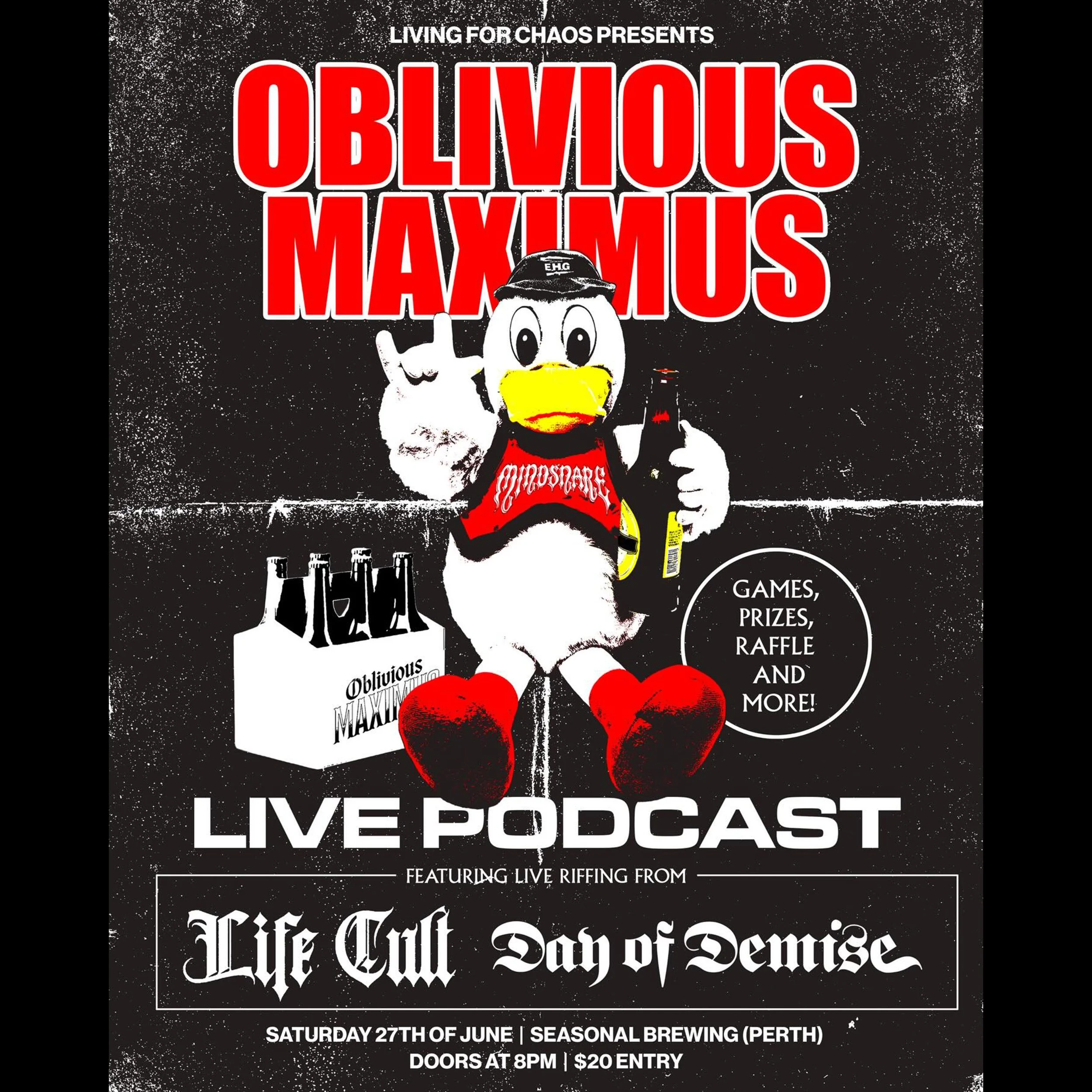 Oblivious Maximus Live Podcast