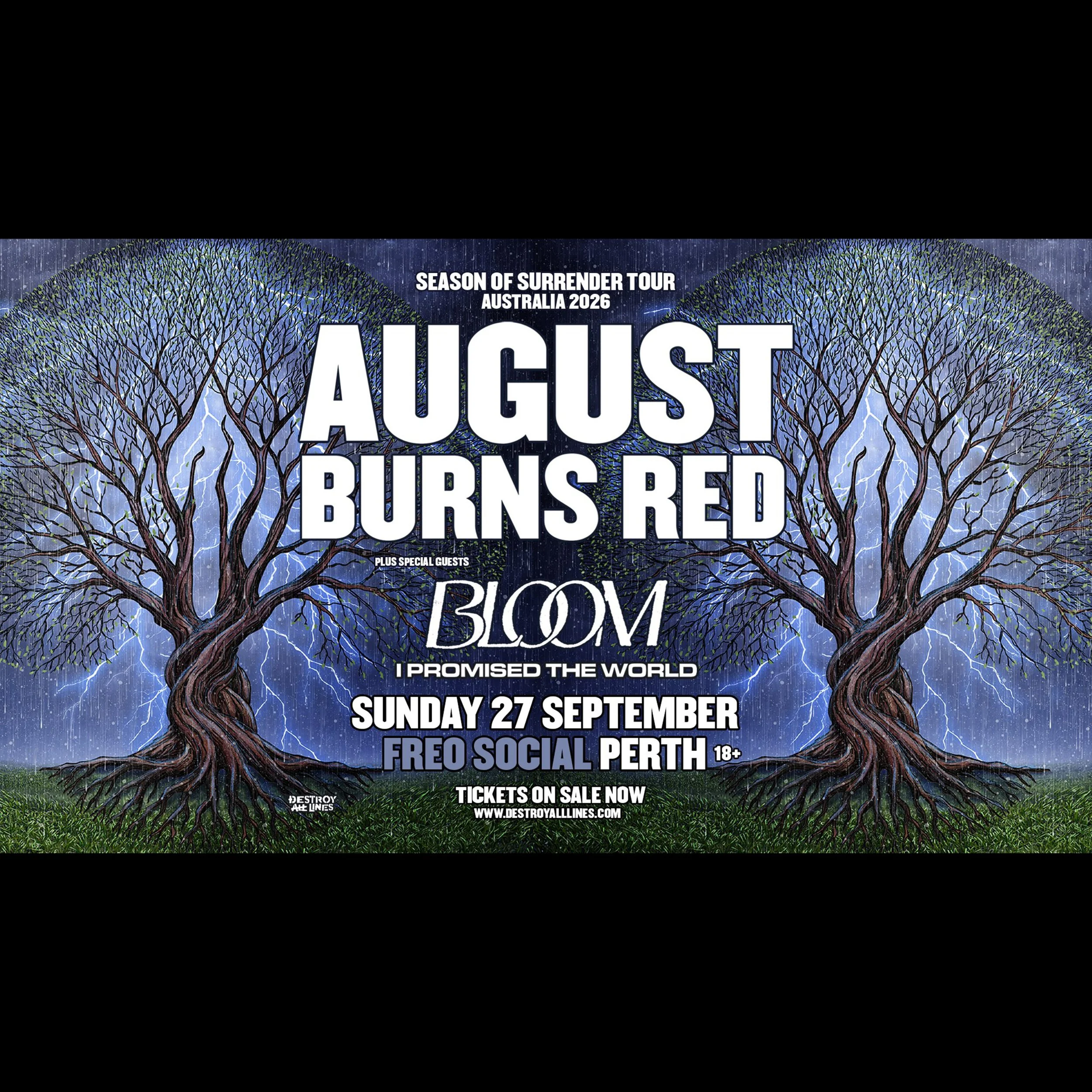 August Burns Red (US) 'Season of Surrender' Tour
