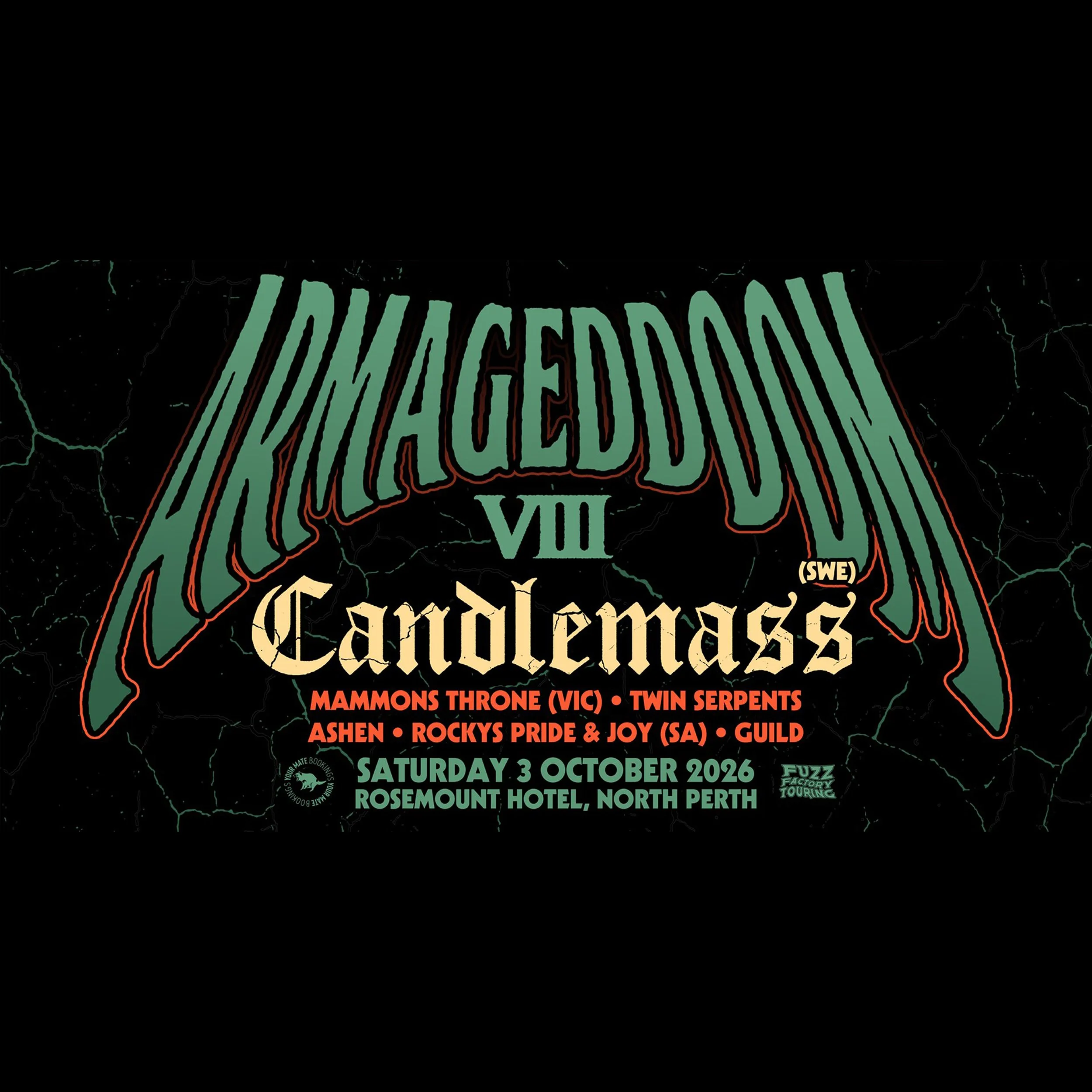 Armageddoom 8 Ft. Candlemass (SWE)