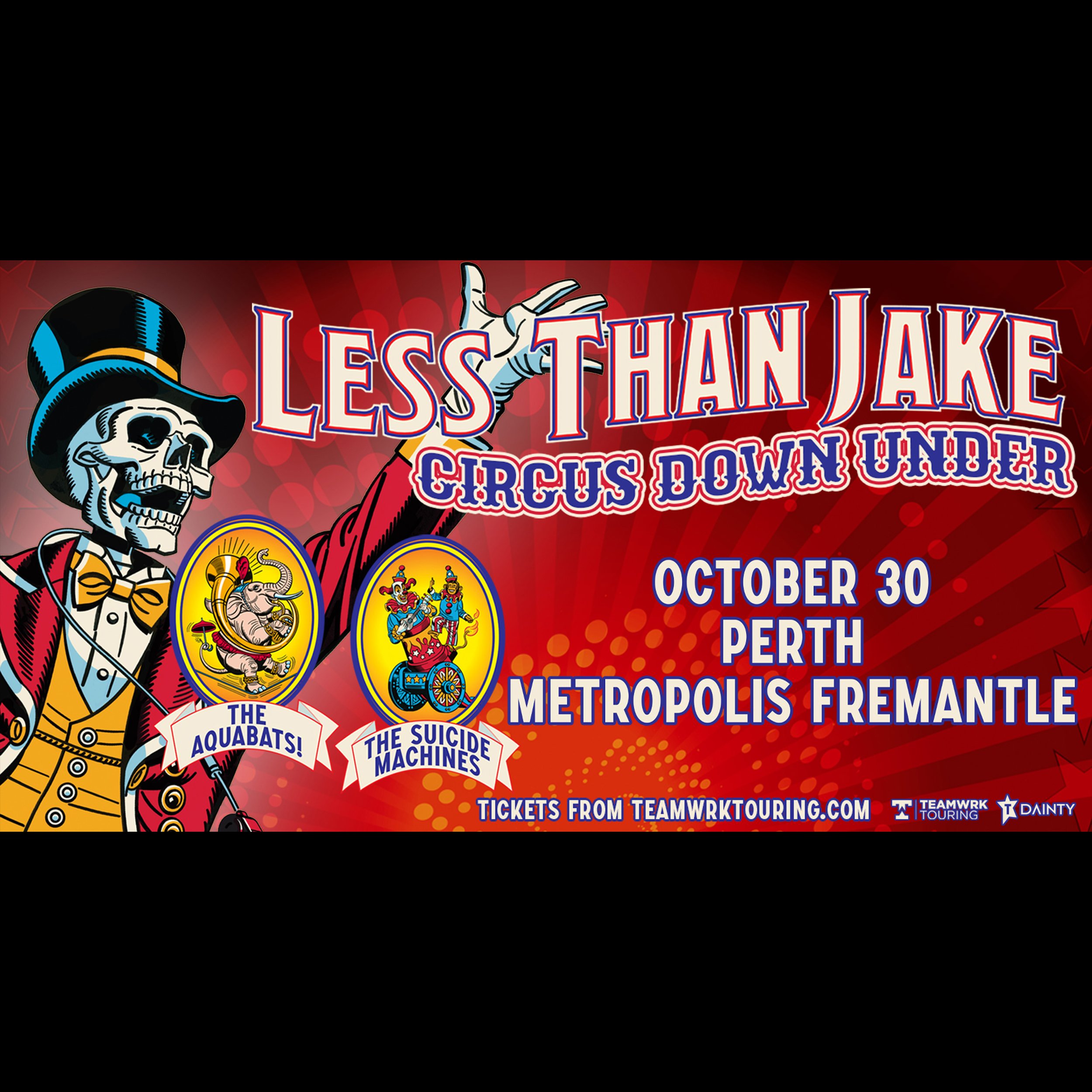 Less Than Jake 'Circus Down Under' Tour