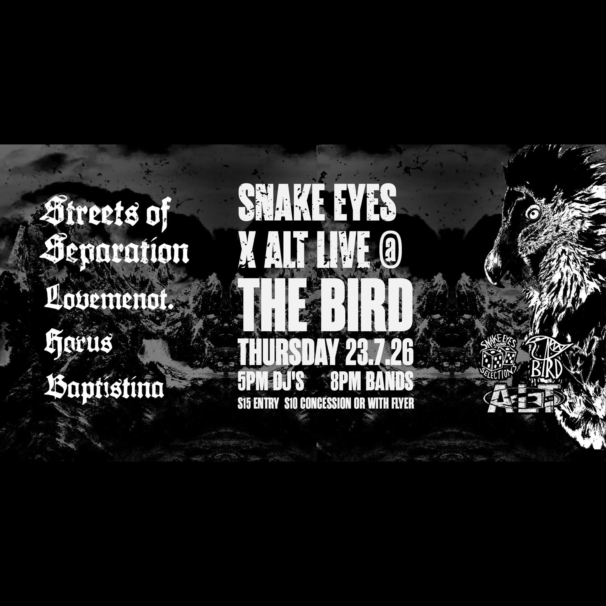 Snake Eyes X Alt Live