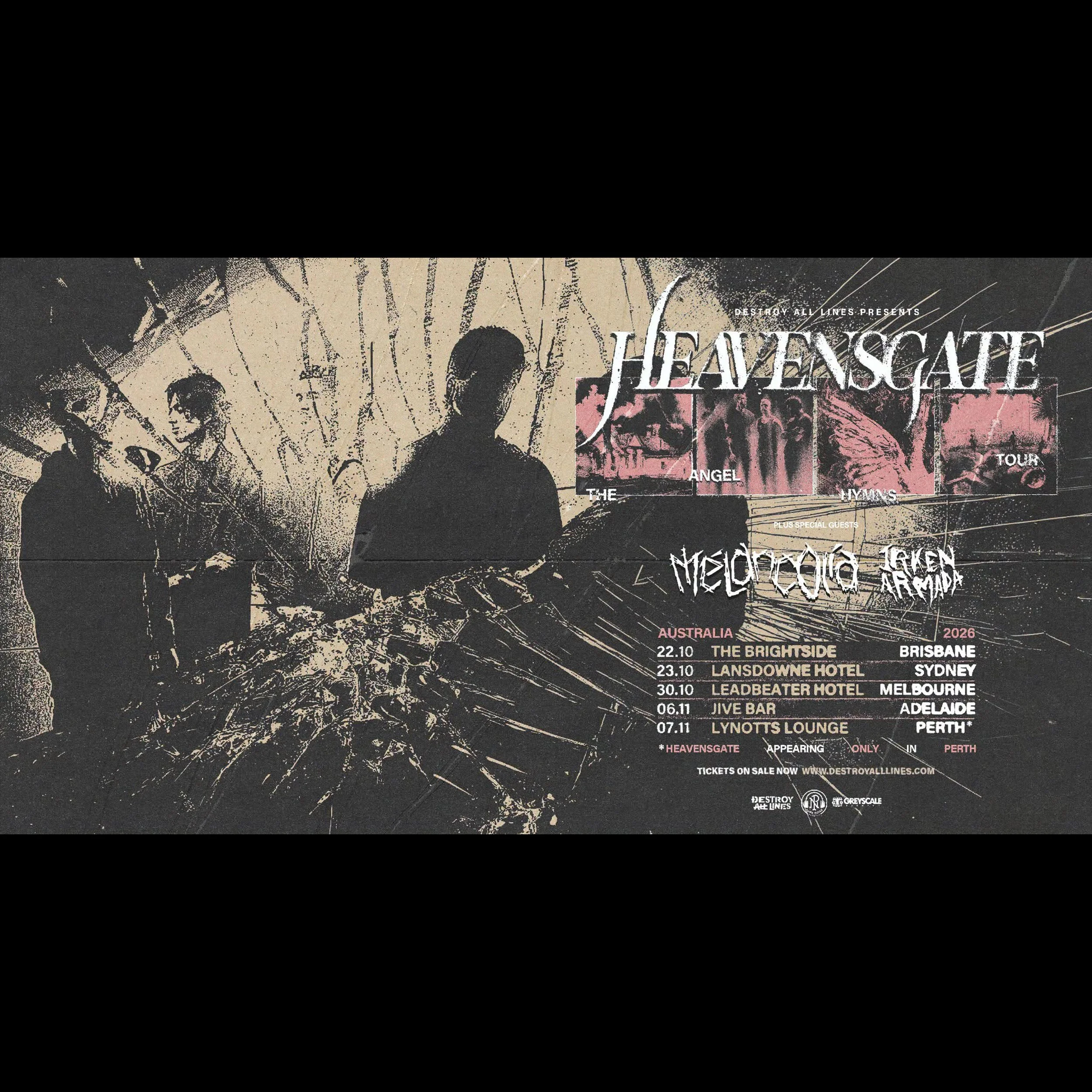 Heavensgate (Melb) 'The Angel Hymns' Tour