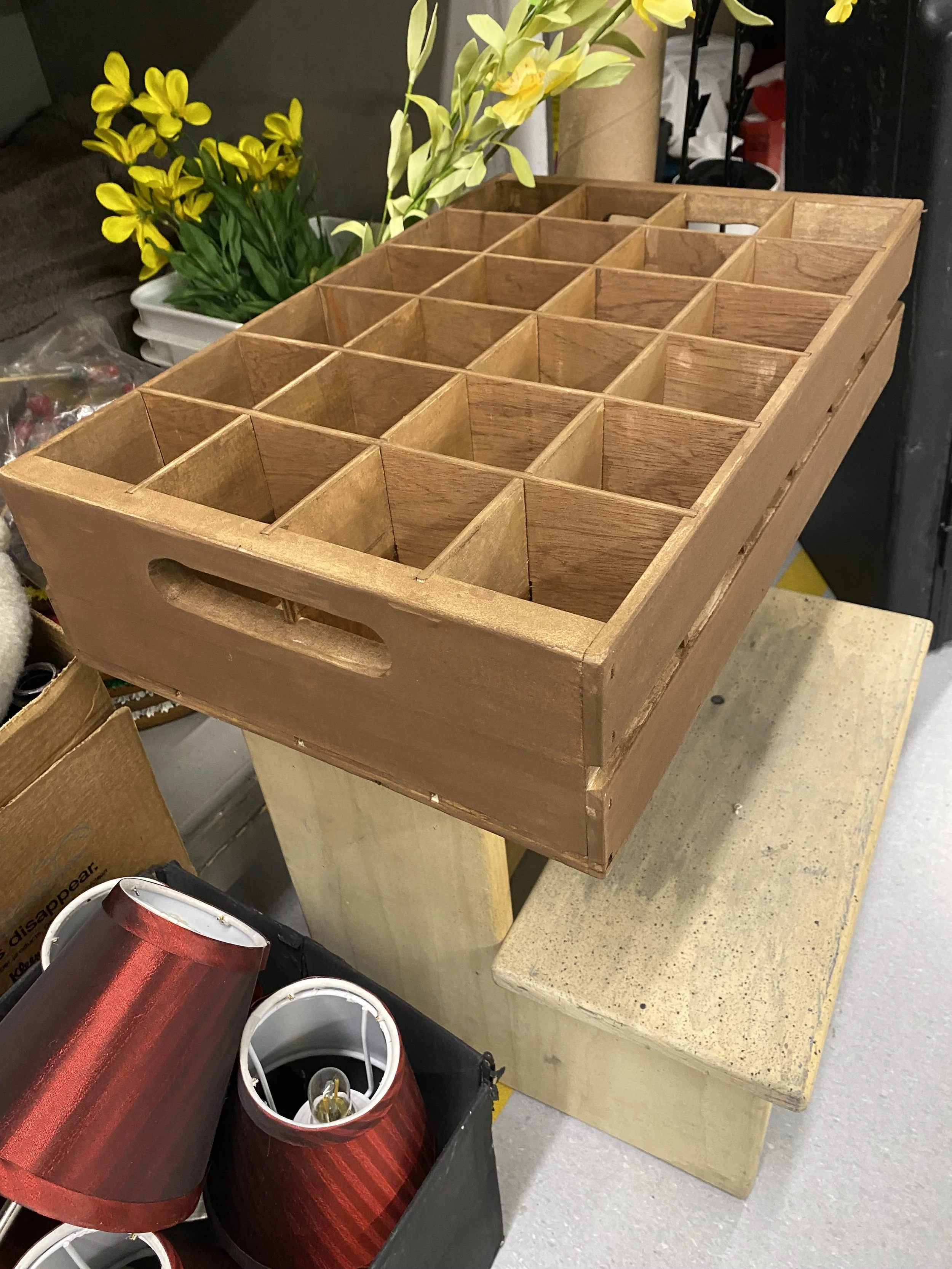 Finished beer bottle crate
