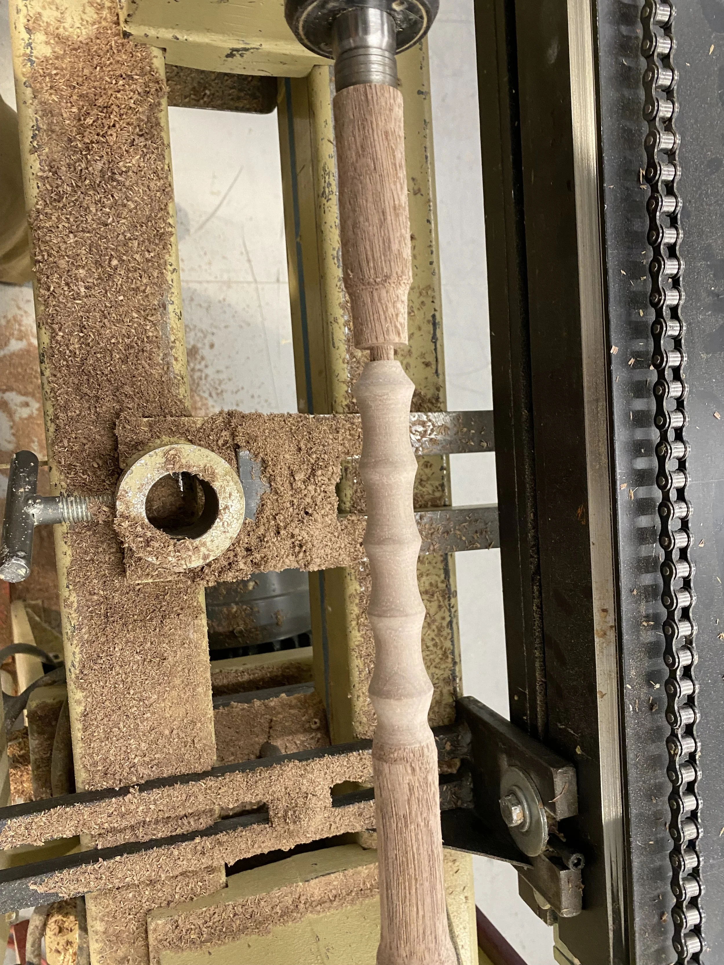 Pipe turning in process