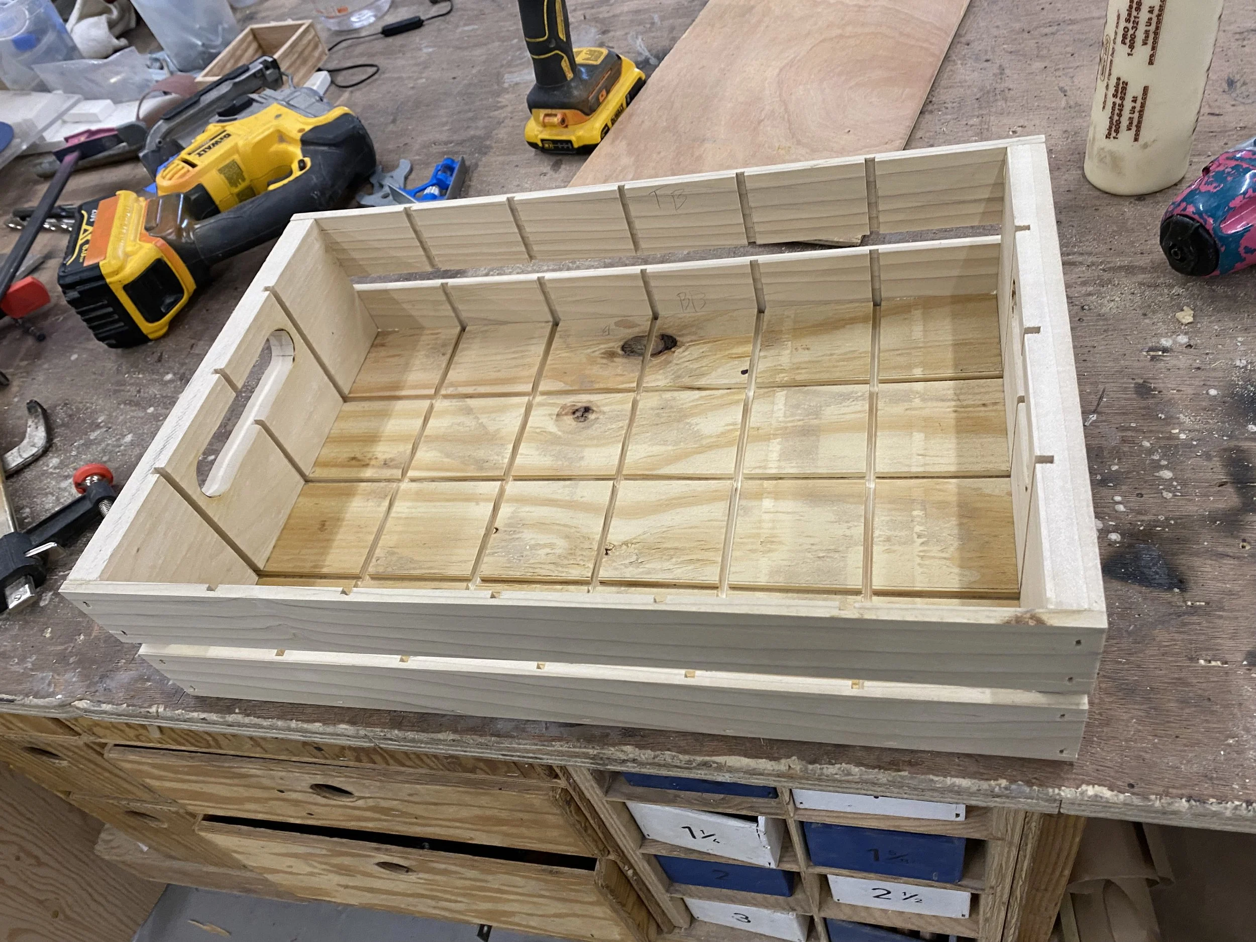 Crate frame completed