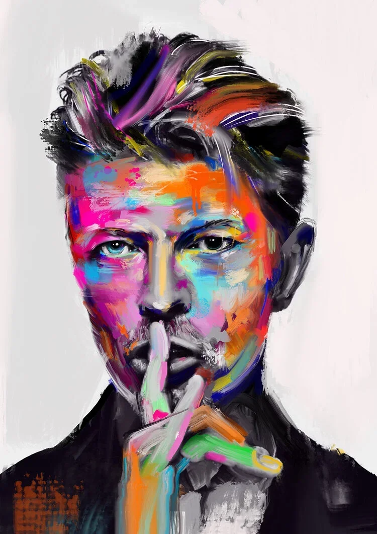 DAVID BOWIE | TRYKK I RAMME | JONATHAN VARCOE