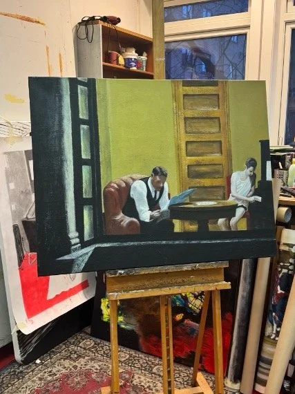 A quiet conversation Nils Pedersen 1.jpg