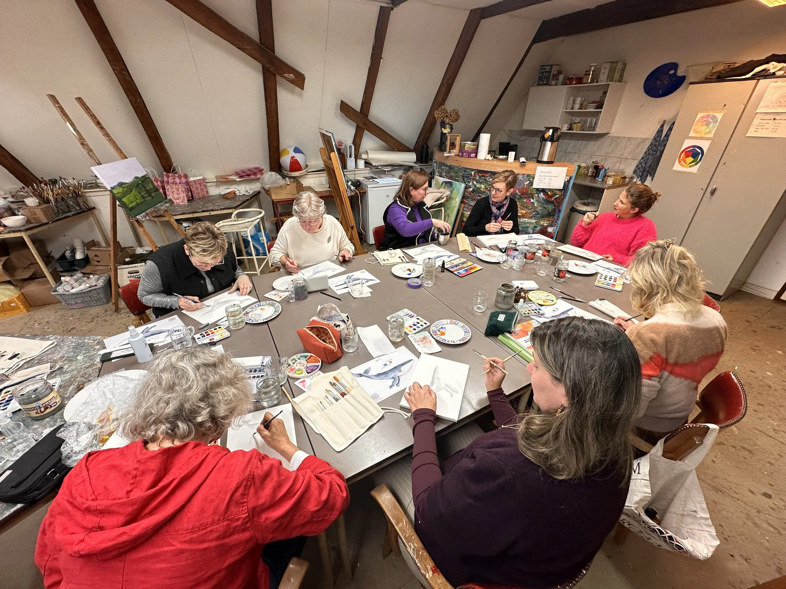 Aquarel basis cursusgroep najaar 2025