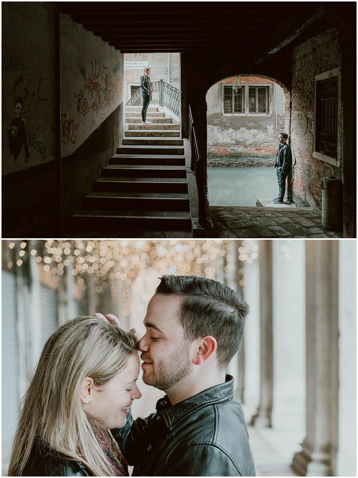 Nice pictures spot in Venice for elopement and engagement