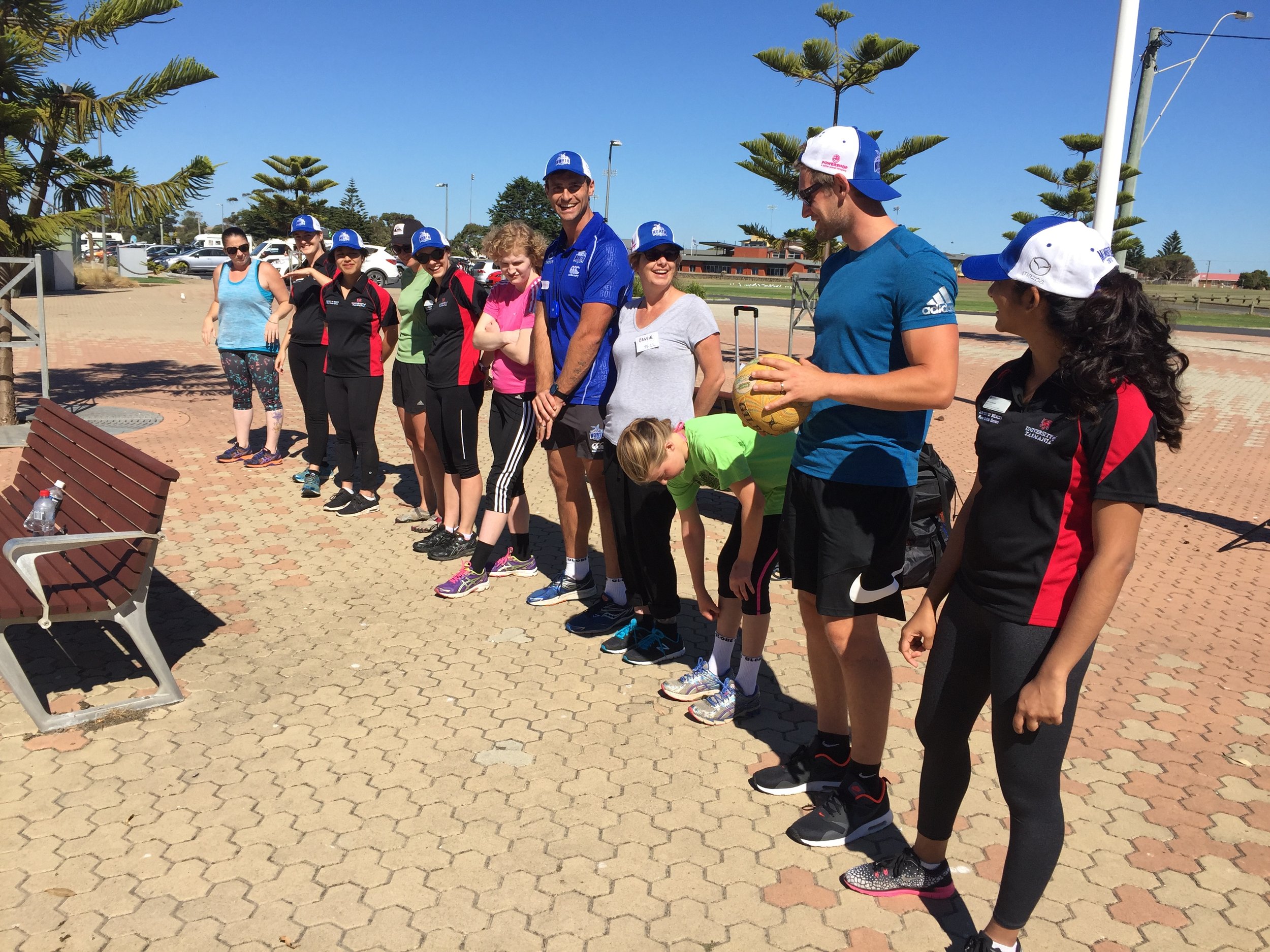 The Advocate comes to the first Active Girls session