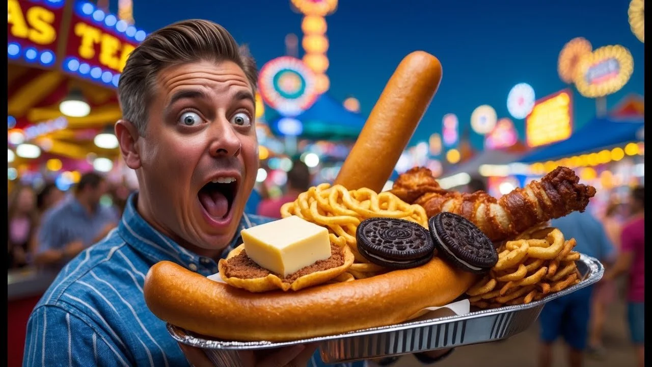 I Attempted the Texas State Fair Food Challenge – INSANE Fried Foods!