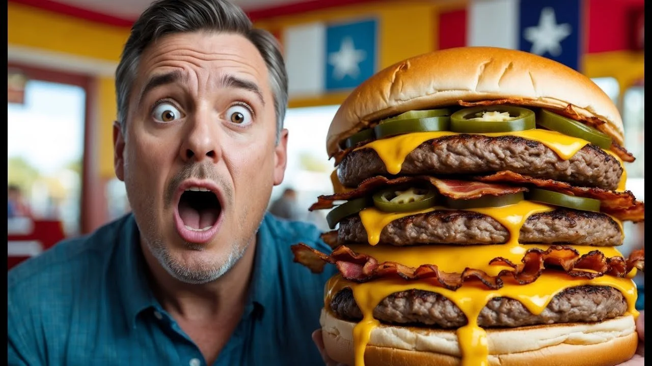 Taking On the World’s Biggest Texas Burger—Can Anyone Finish This?