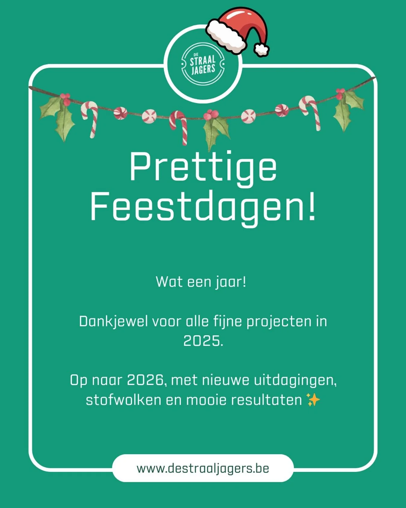 Eindejaarsvakantie t.e.m 4/1

Tot in 2026! 🎆

#kerst #yearend #recharge #ondernemen #destraaljagers
