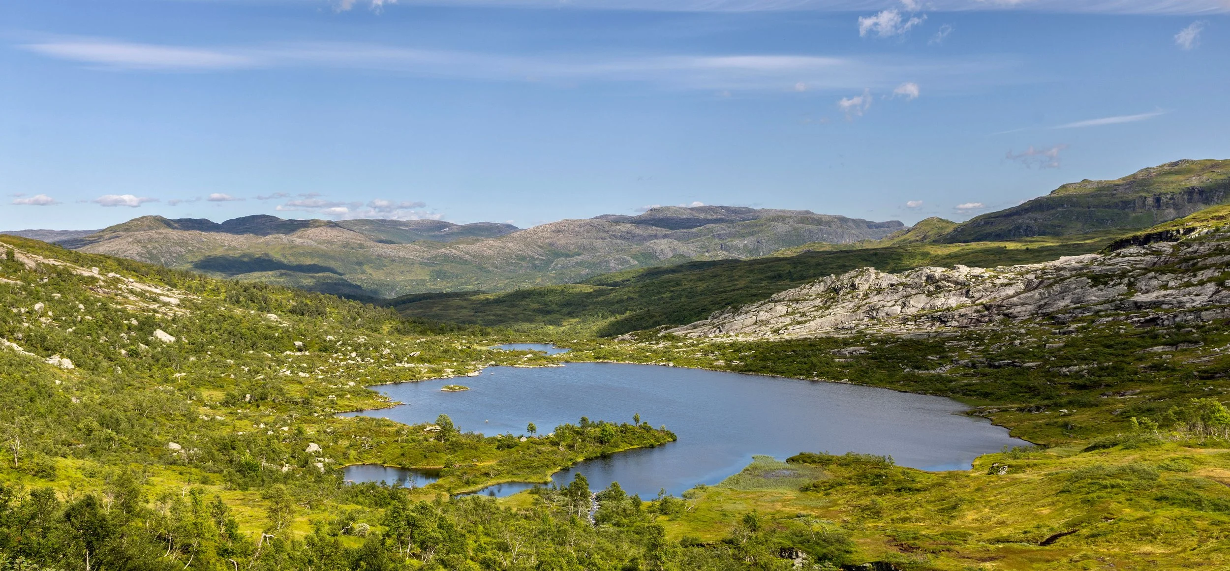 Tjødnadalstjødne i Tjødnadalen, Lie.