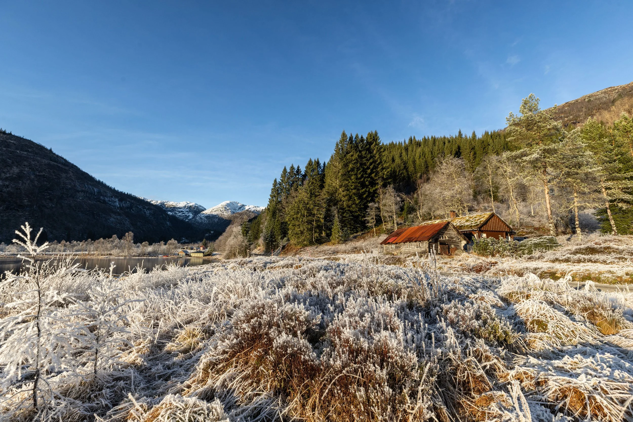 Rimfrost , Fitjadalen.