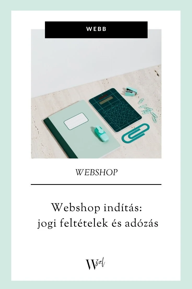 Shopify webshop indítás: jogi feltételek és adózás