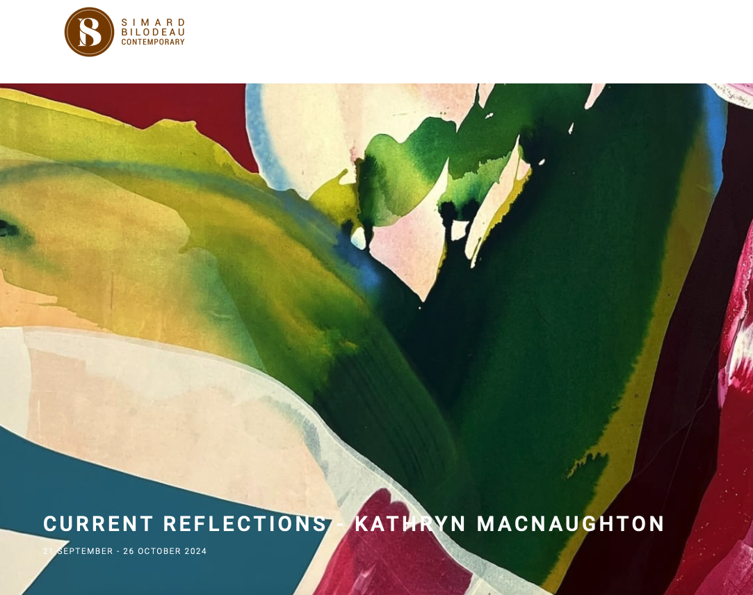 Press release: Kathryn Macnaughton // Current Reflections