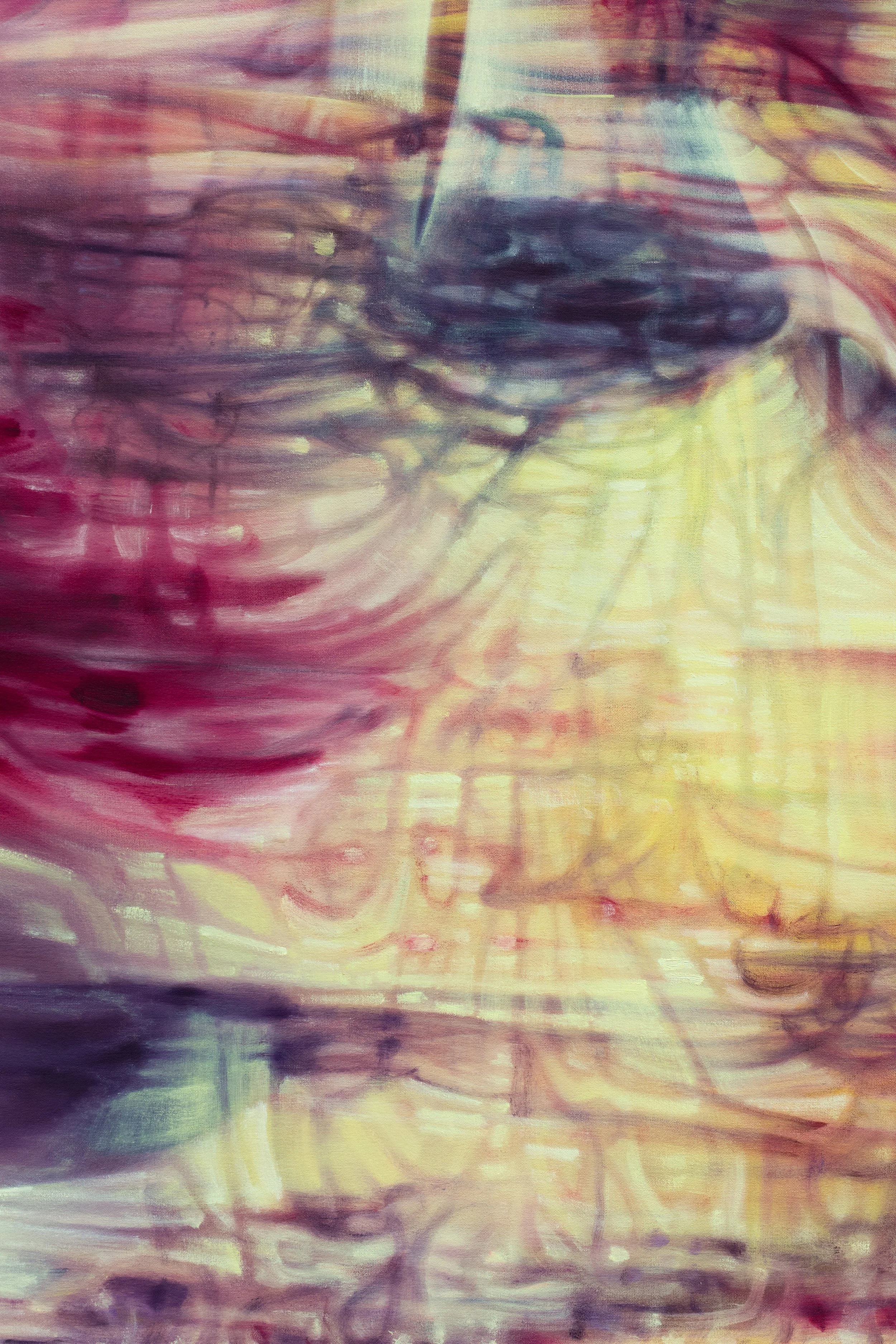 Still Not Enough Before Too Much (detail), 2026. Oil on canvas. 180 x 140 cm.