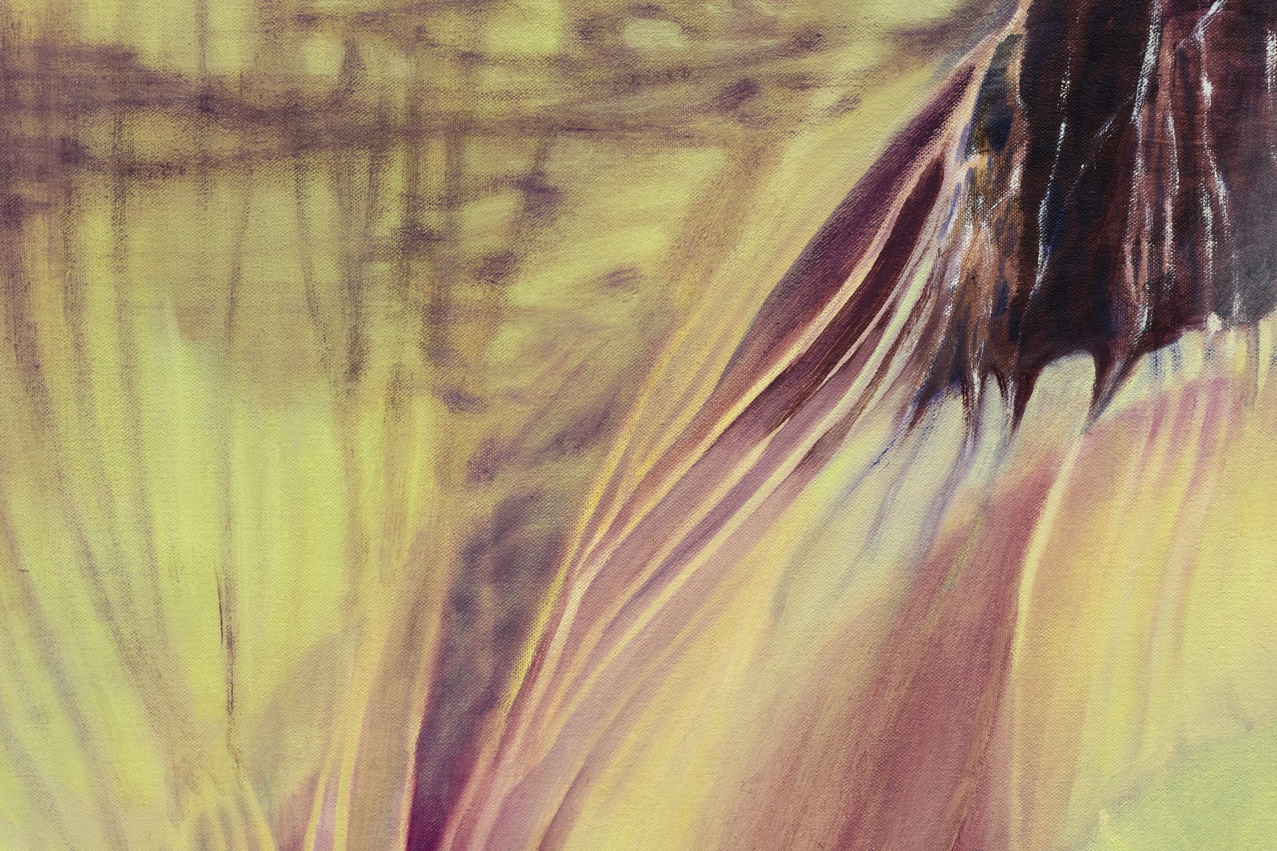 Landscape of Memory (detail), 2026. Oil on canvas. 90 x 120 cm.