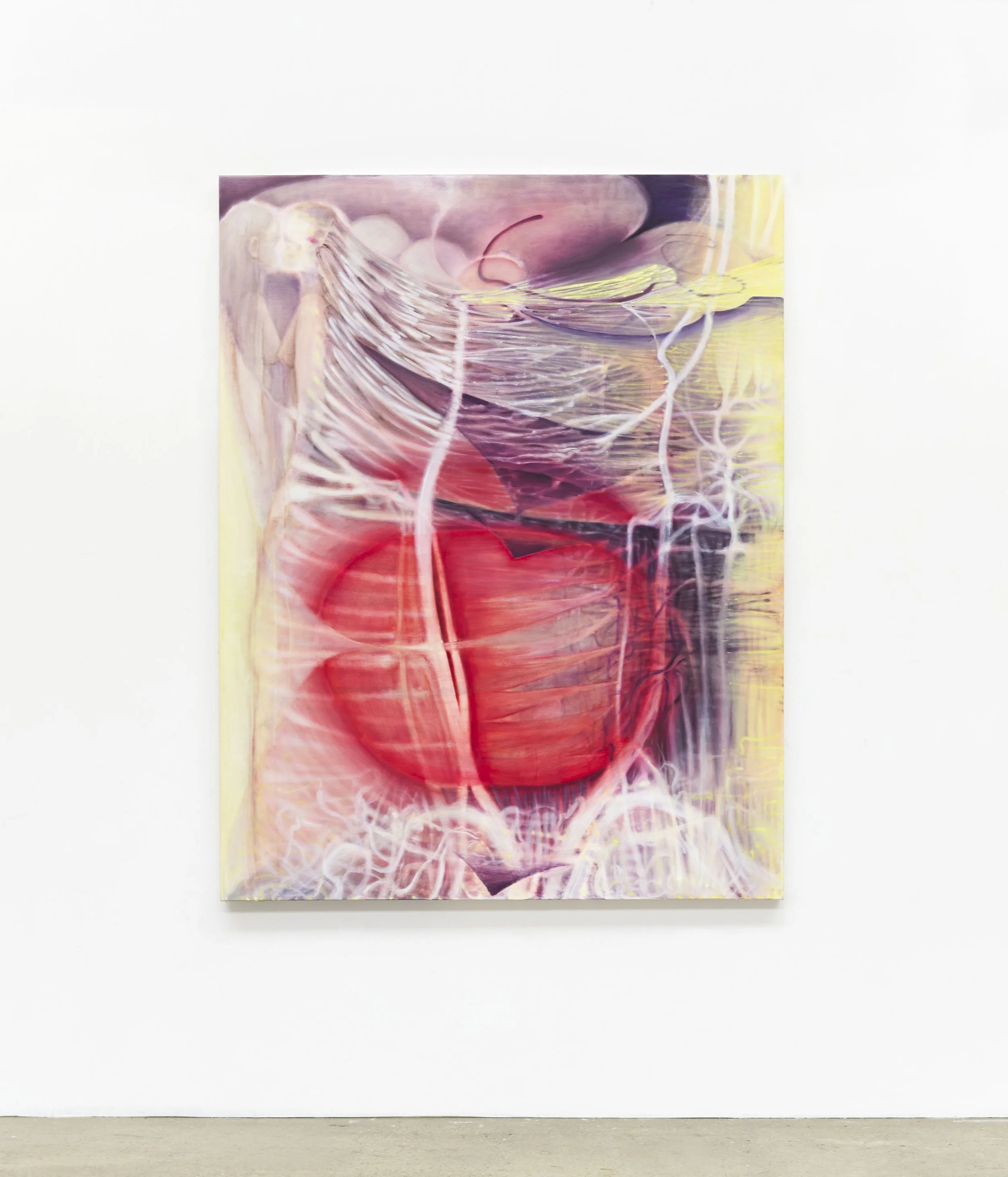 Loop of Reaction, 2026. Oil on canvas. 180 x 140 cm.