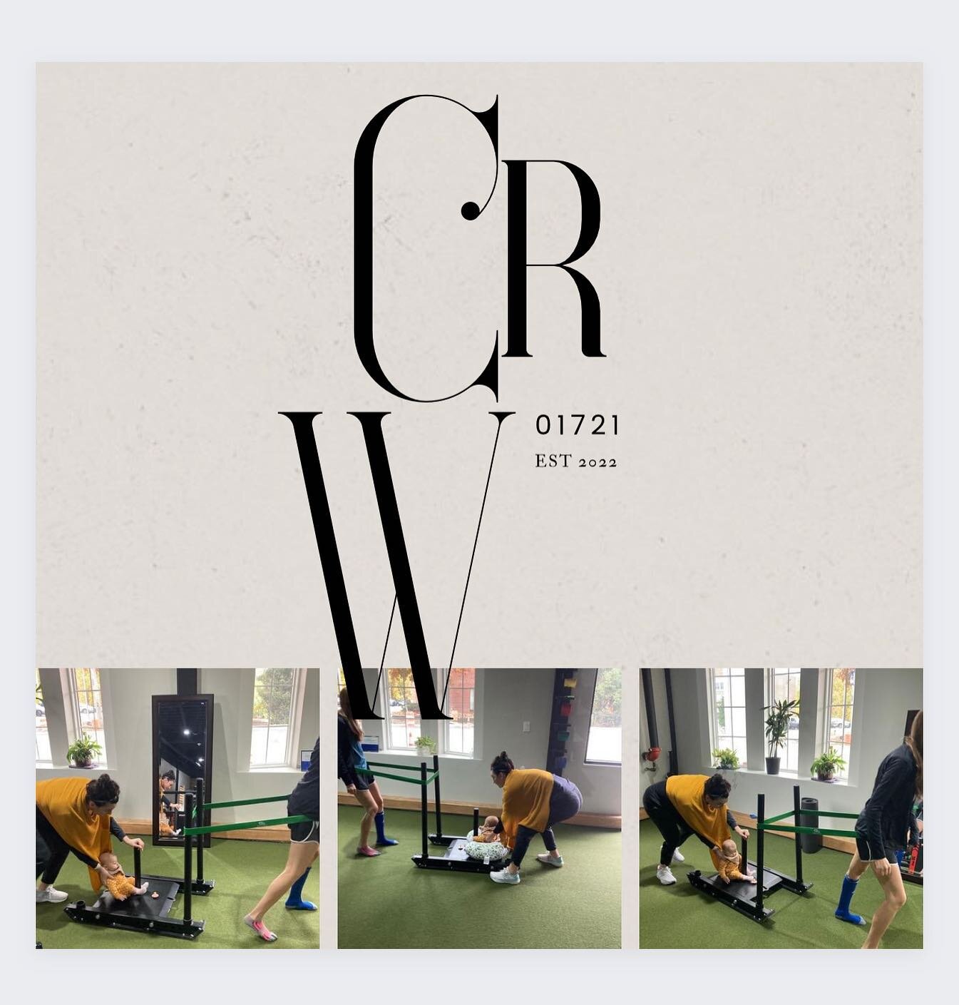 Welcome to the CR[W], where sometimes being creative is more of a family affair 🤍 
.
.
Sled pull: Level Charlee