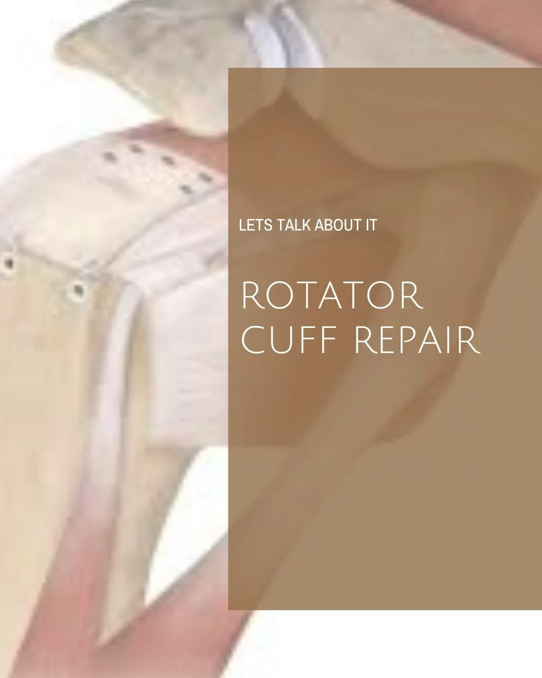 ✨ Educational &amp; Empowering✨

Your rotator cuff is small, but its job is huge.
Prioritize form, mobility, and stabilizer strength to keep your shoulders moving especially after repair! 💪