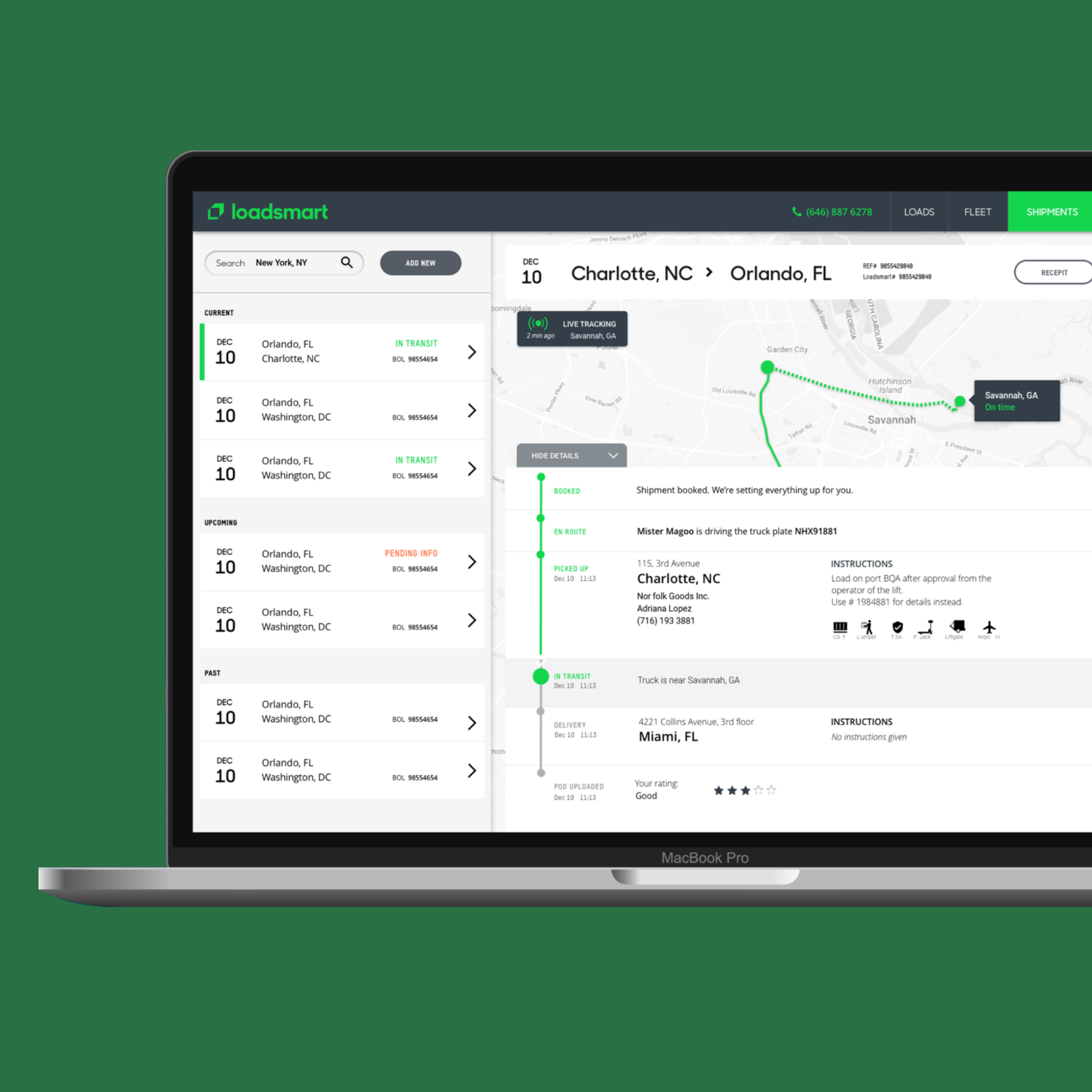 Loadsmart - Live loads