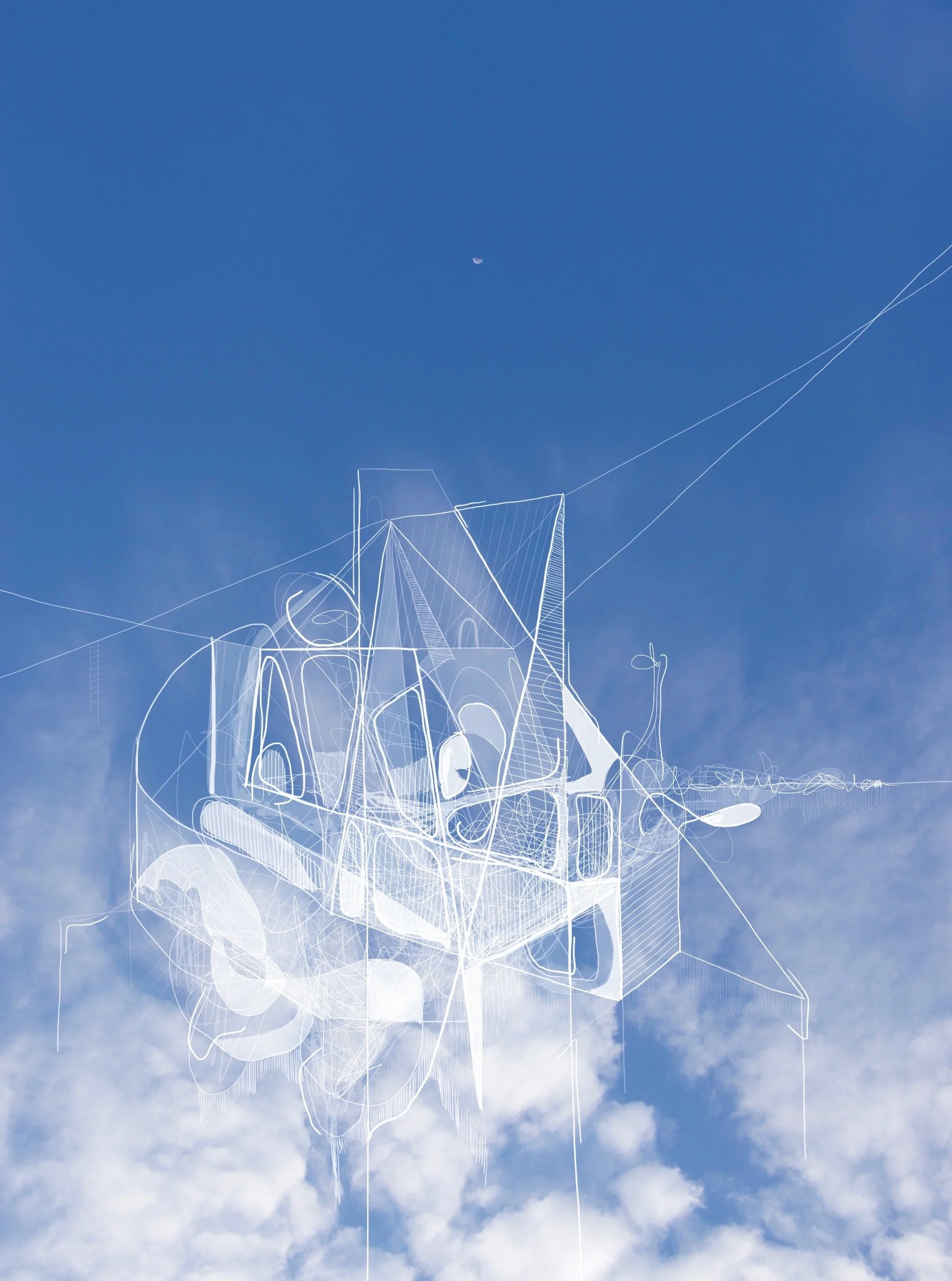 Cloud Cache 1, digital collage
