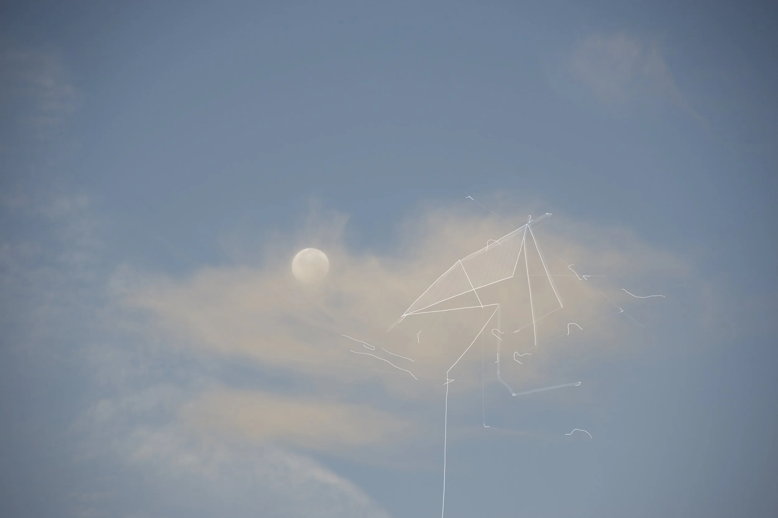 Moon Well, digital collage
