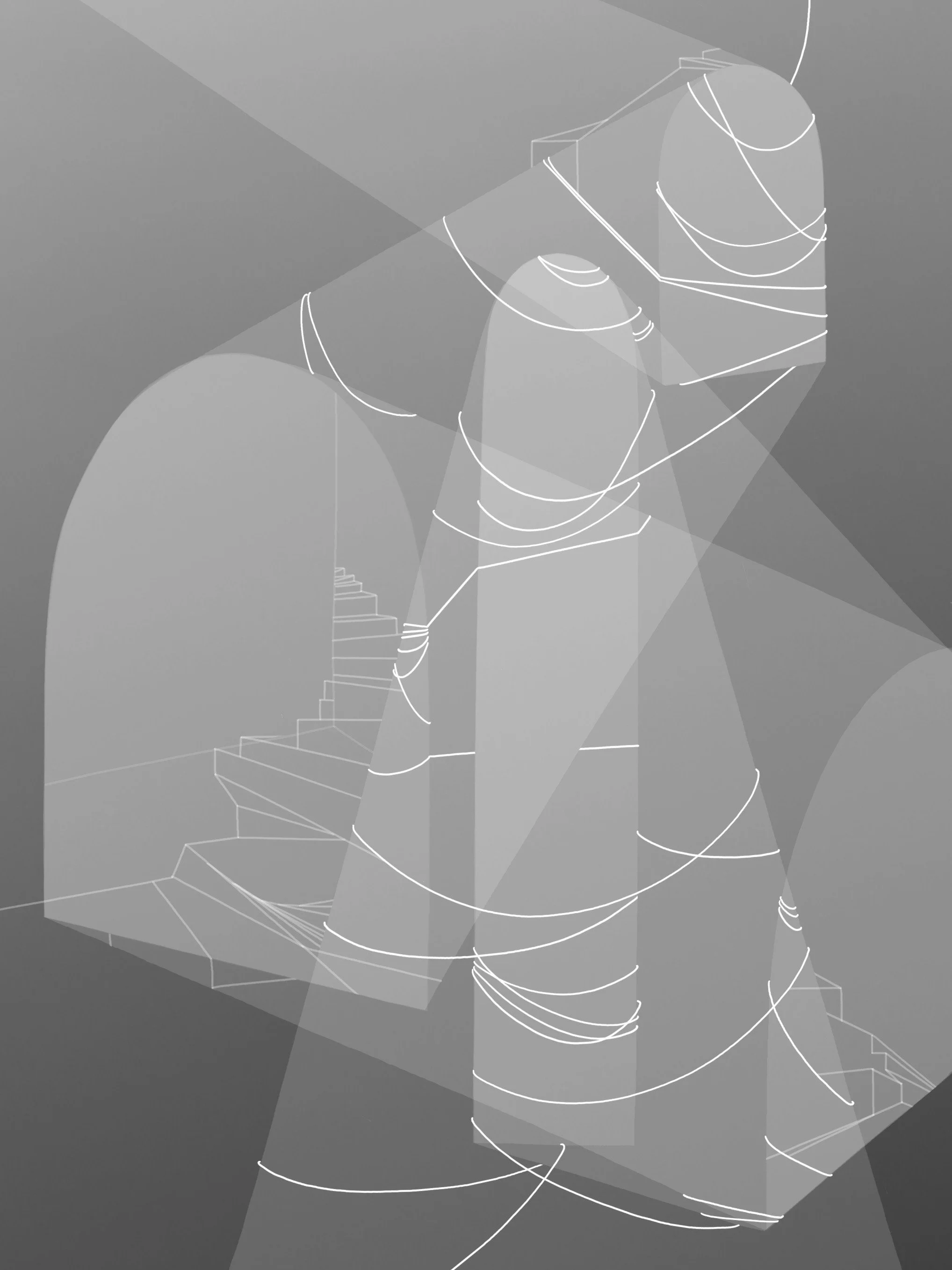 Mirror Shield, digital drawing