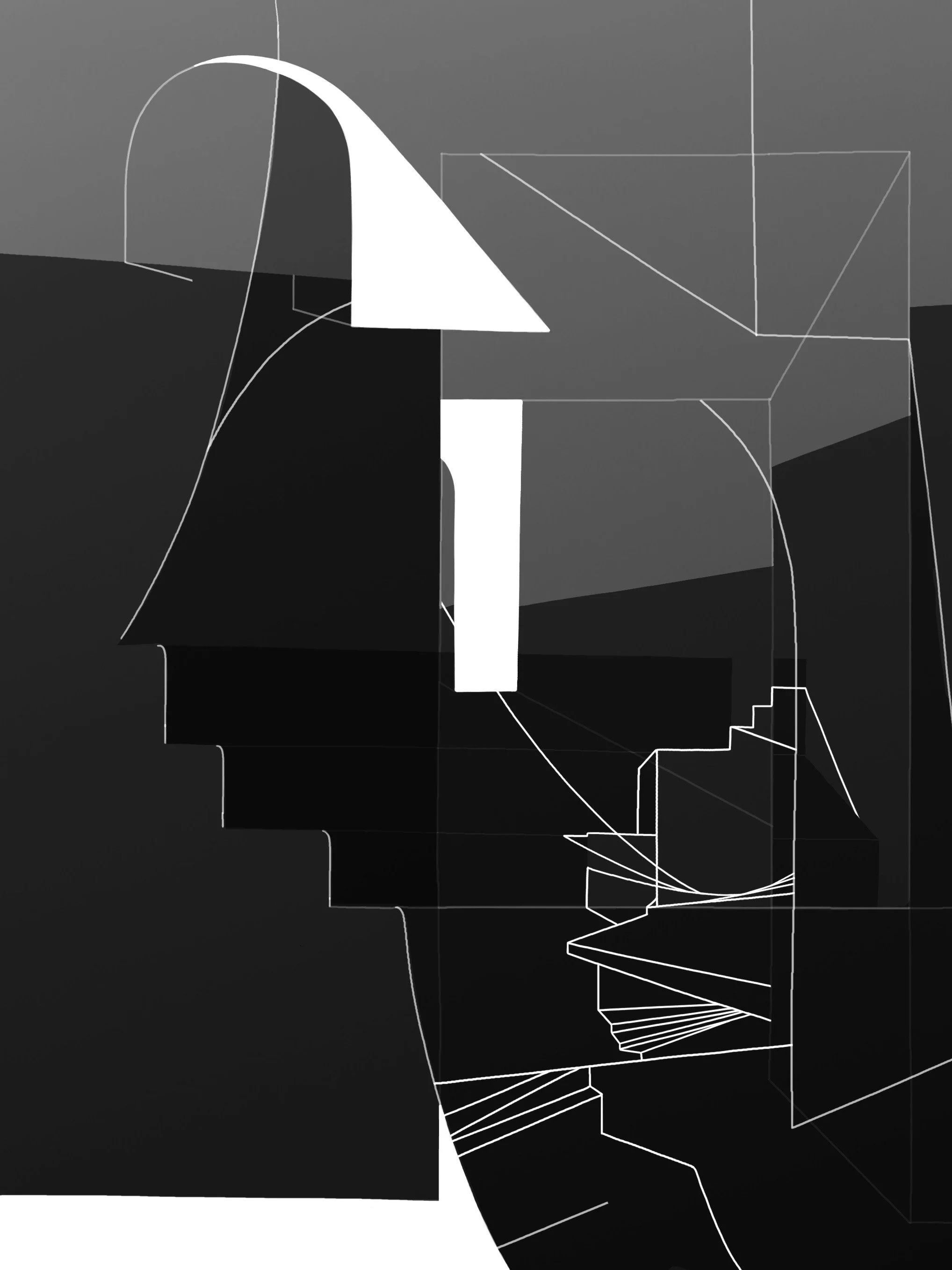 Versions, digital drawing