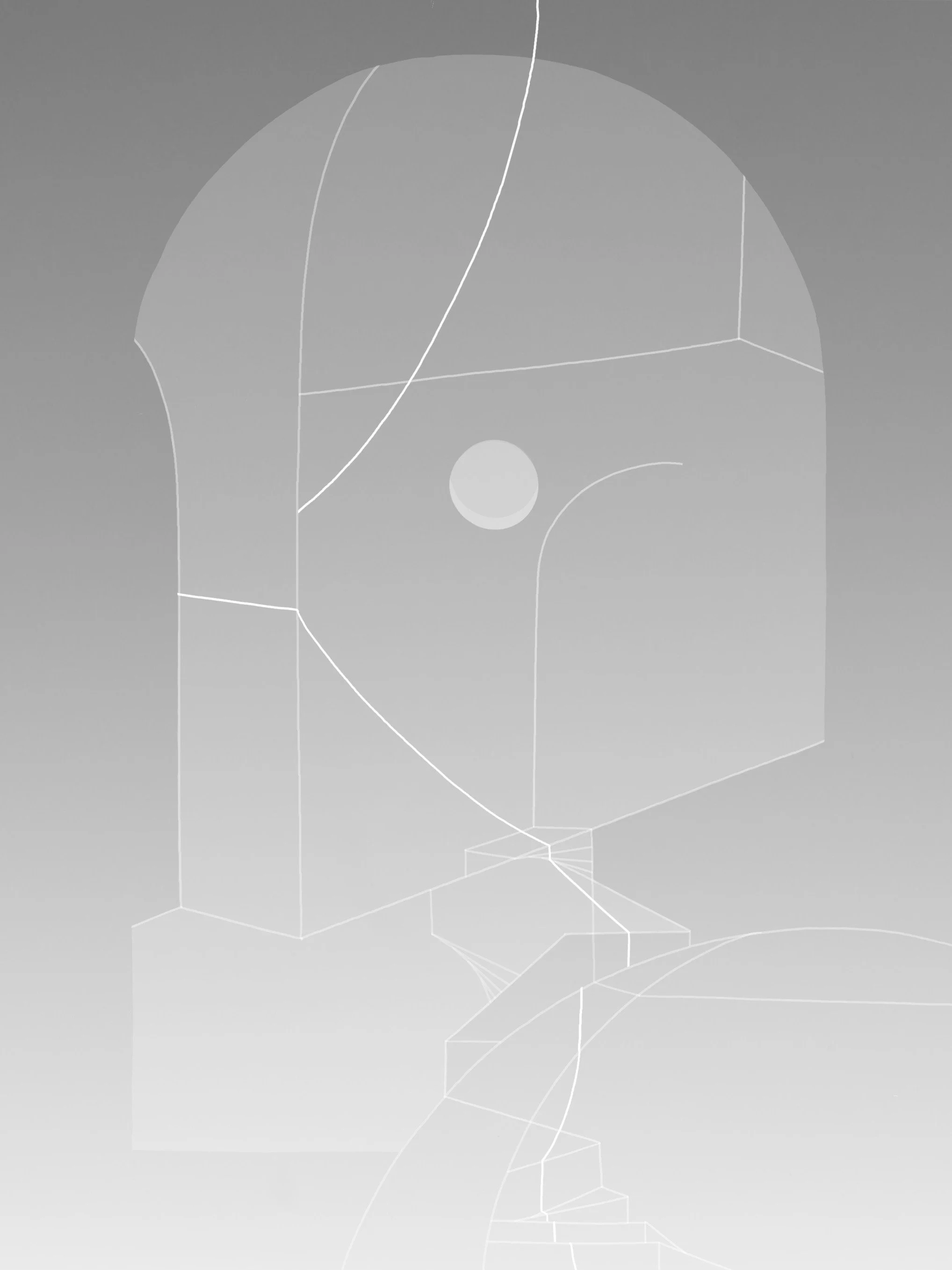 Apse 3, digital drawing