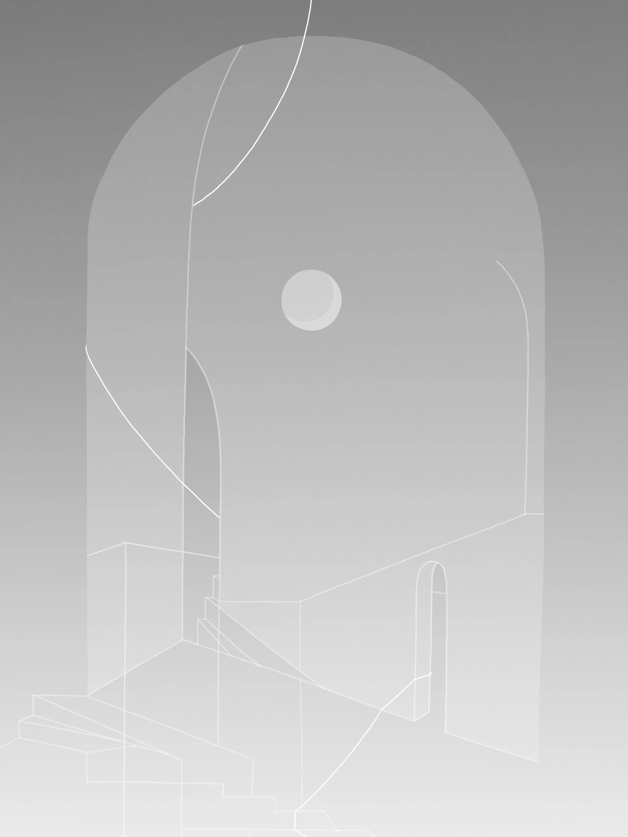 Apse 4, digital drawing