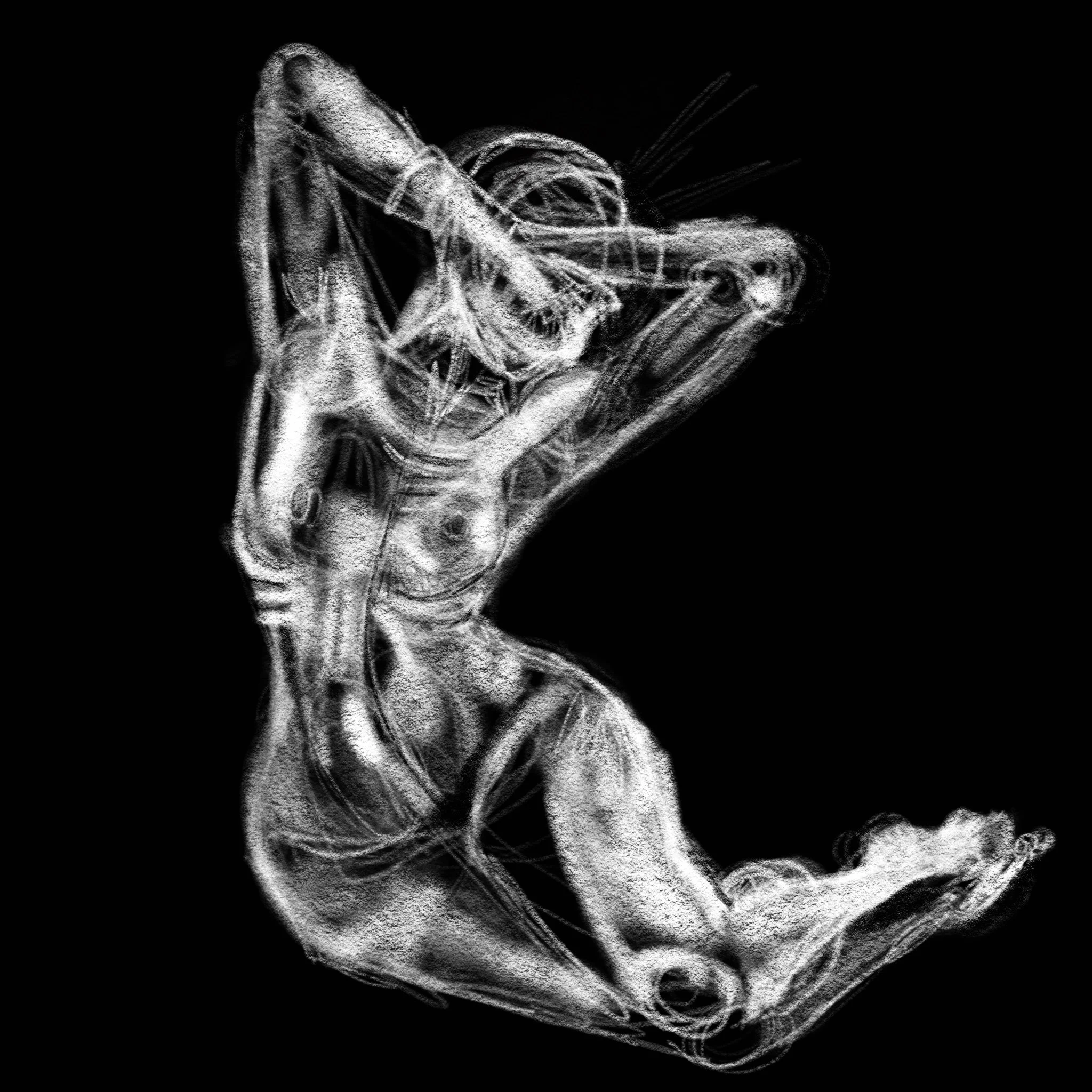 Figure, digital drawing SOLD