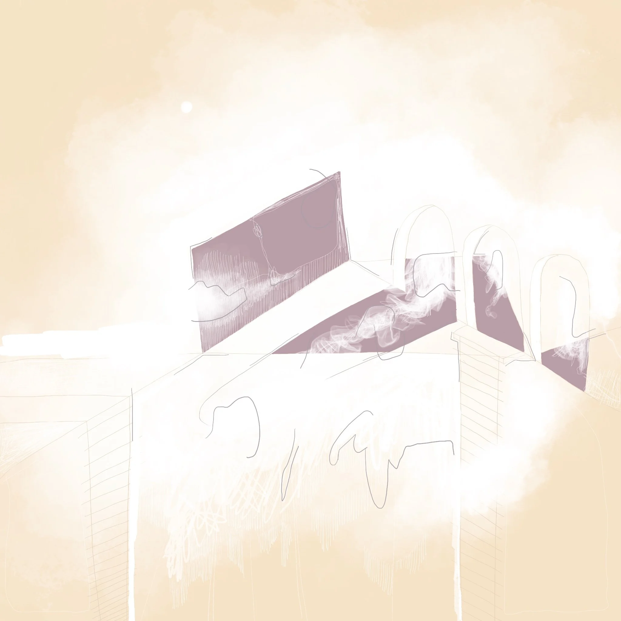 Cloud Cache Onset, digital drawing
