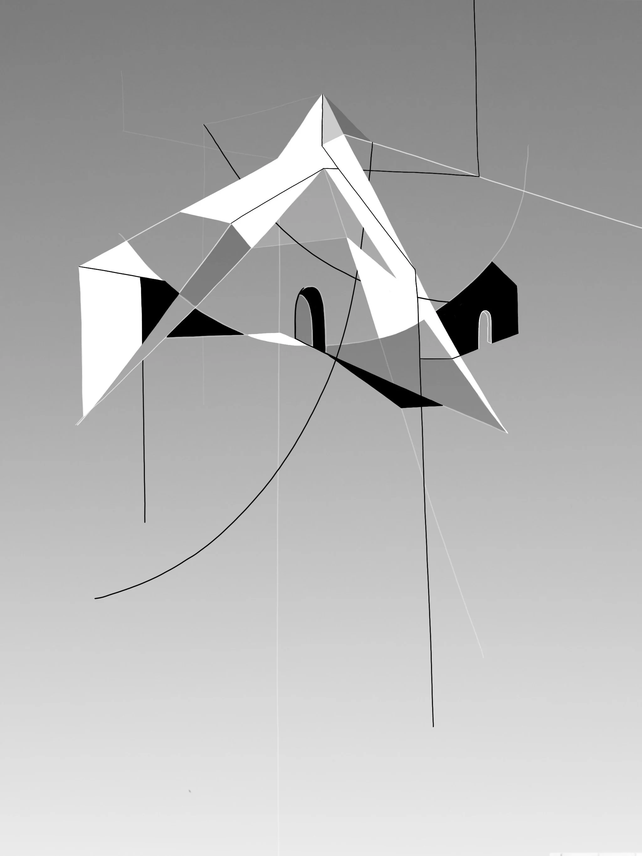 Emotional Truss, digital drawing
