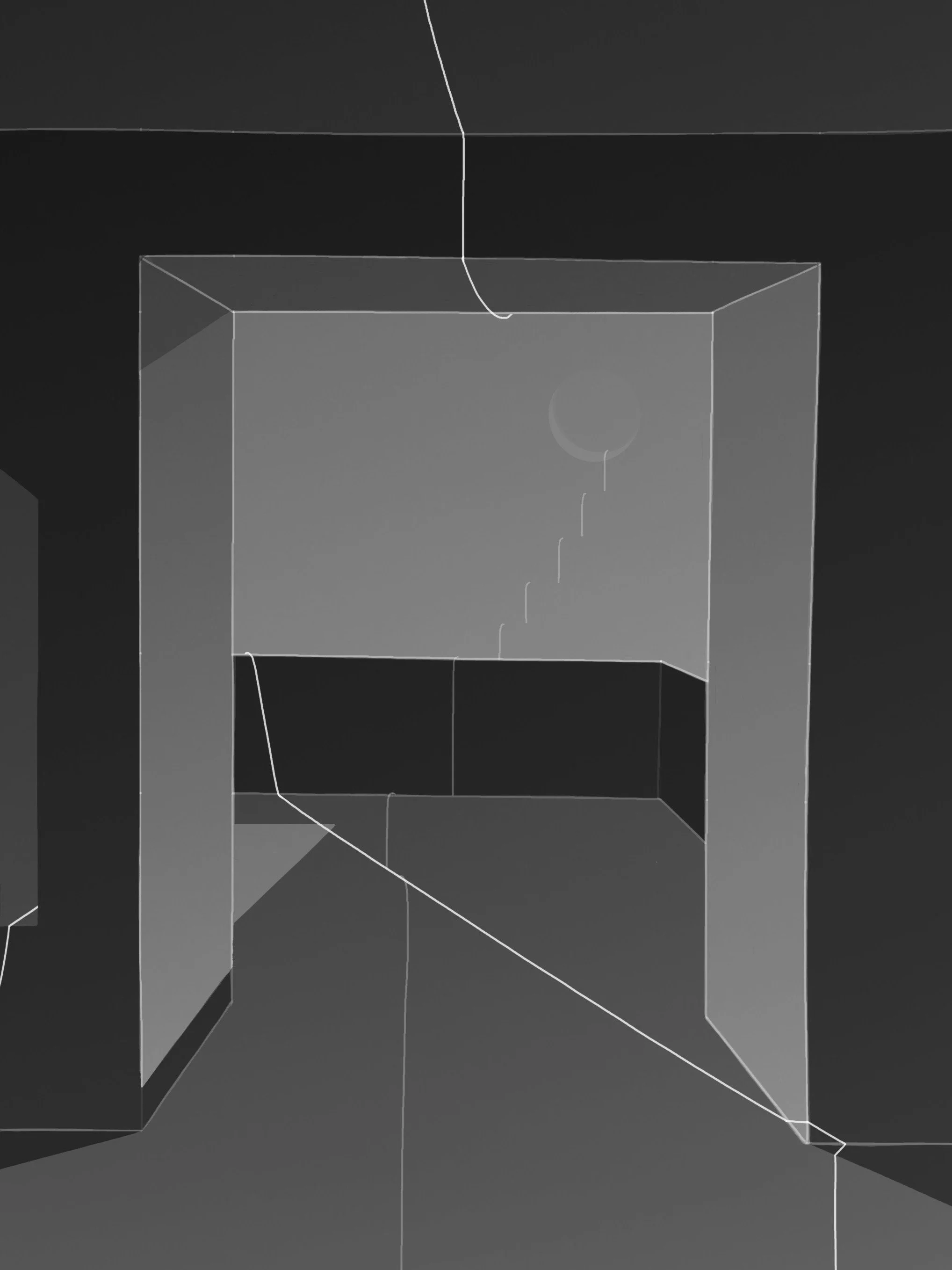 Recalling Room, digital drawing