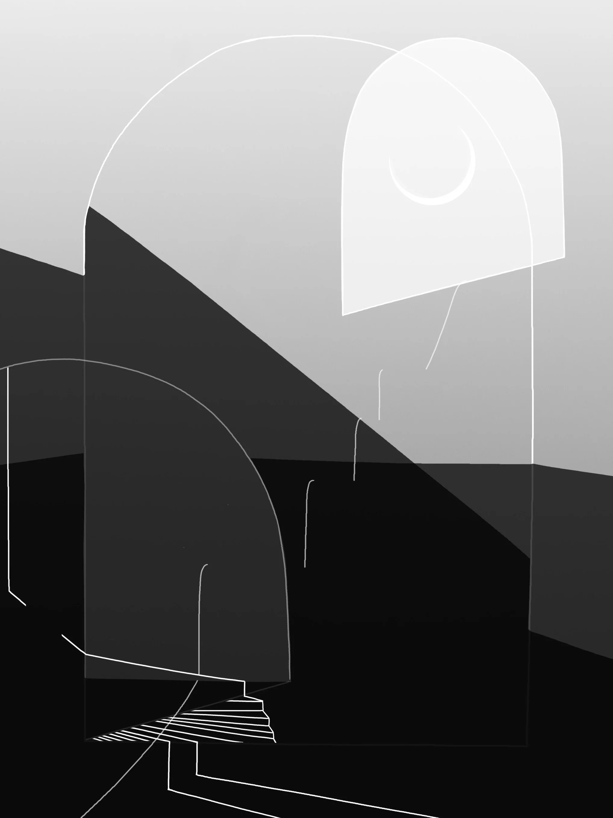 To Forget, digital drawing