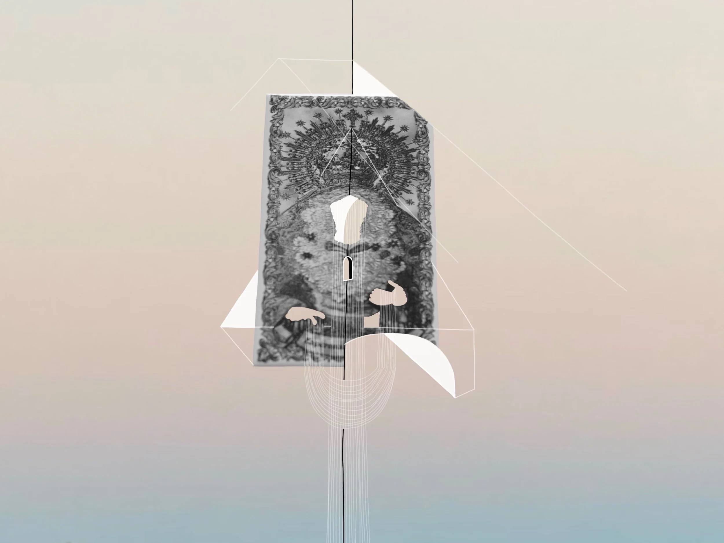 Notre Fille, digital collage