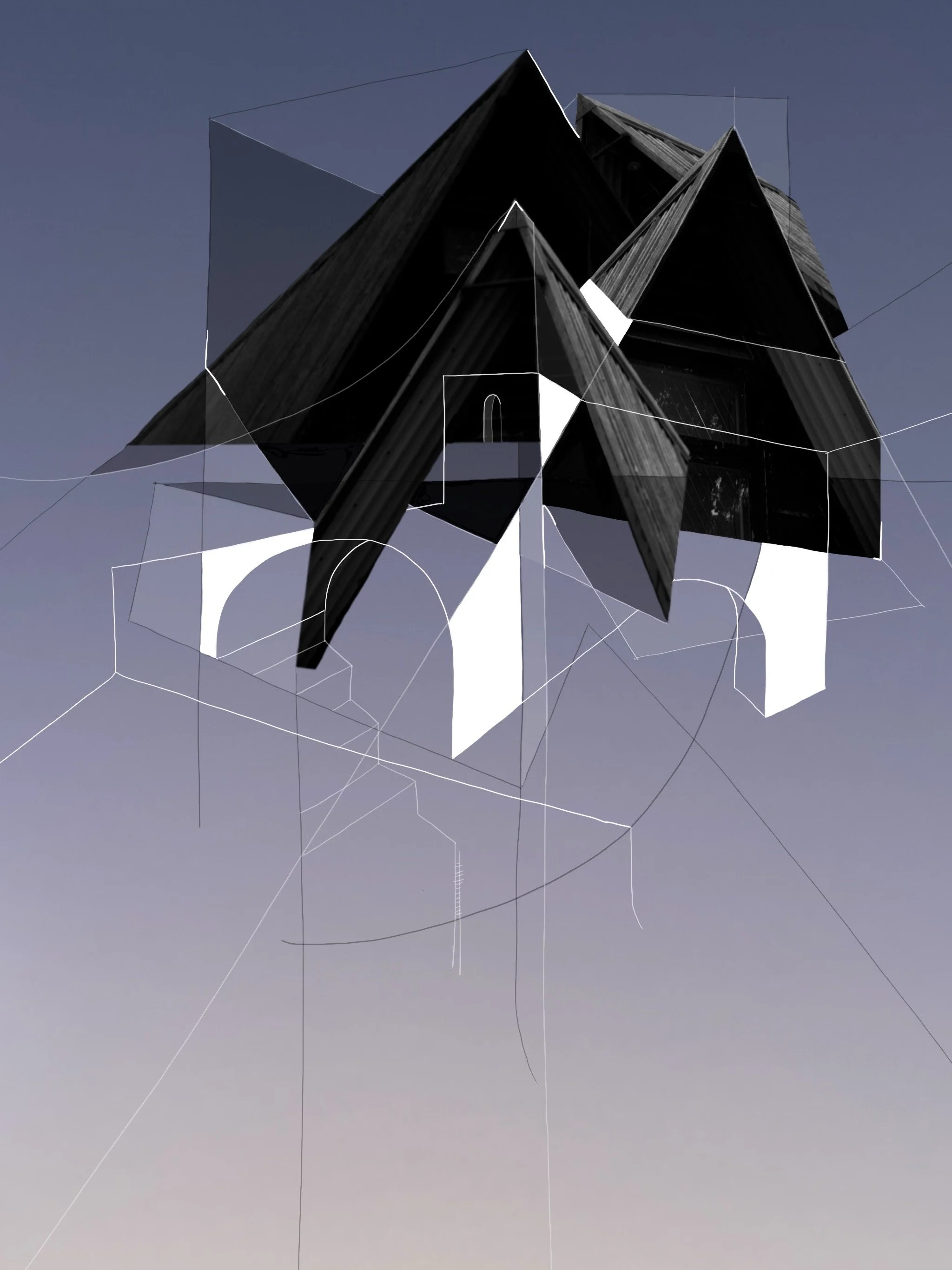 3 Of Arches, digital collage