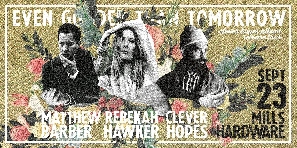 with Matthew Barber + Rebekah Hawker in Hamilton