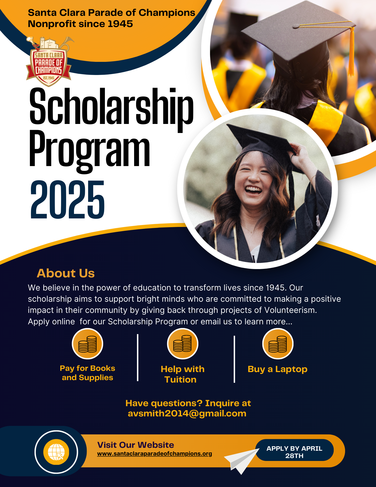 SCHS and Wilcox Senior Scholarships Available: Deadline to apply is April 28th, 2025!
