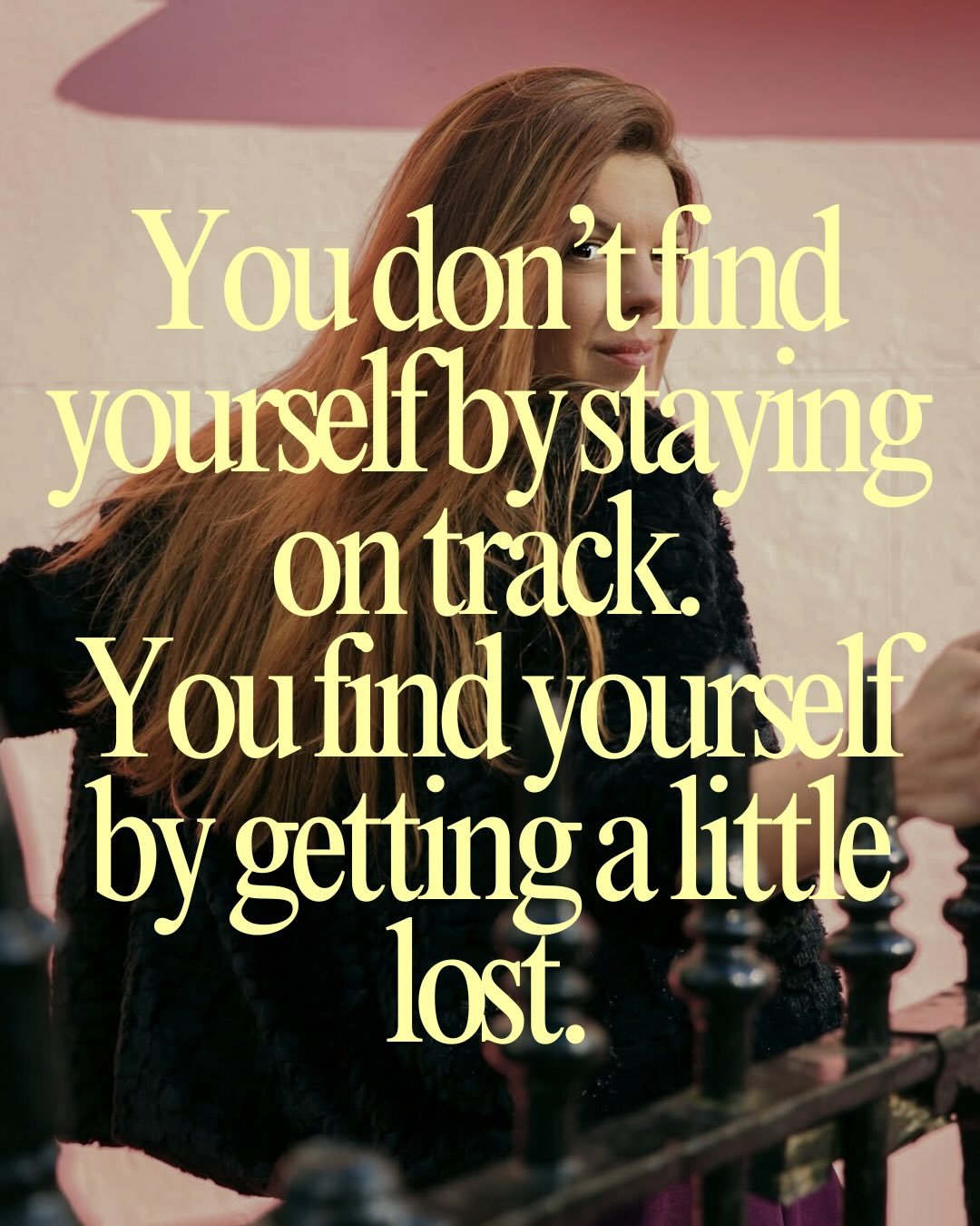 A little bit or a lot lost? Either is part of the plan ✨