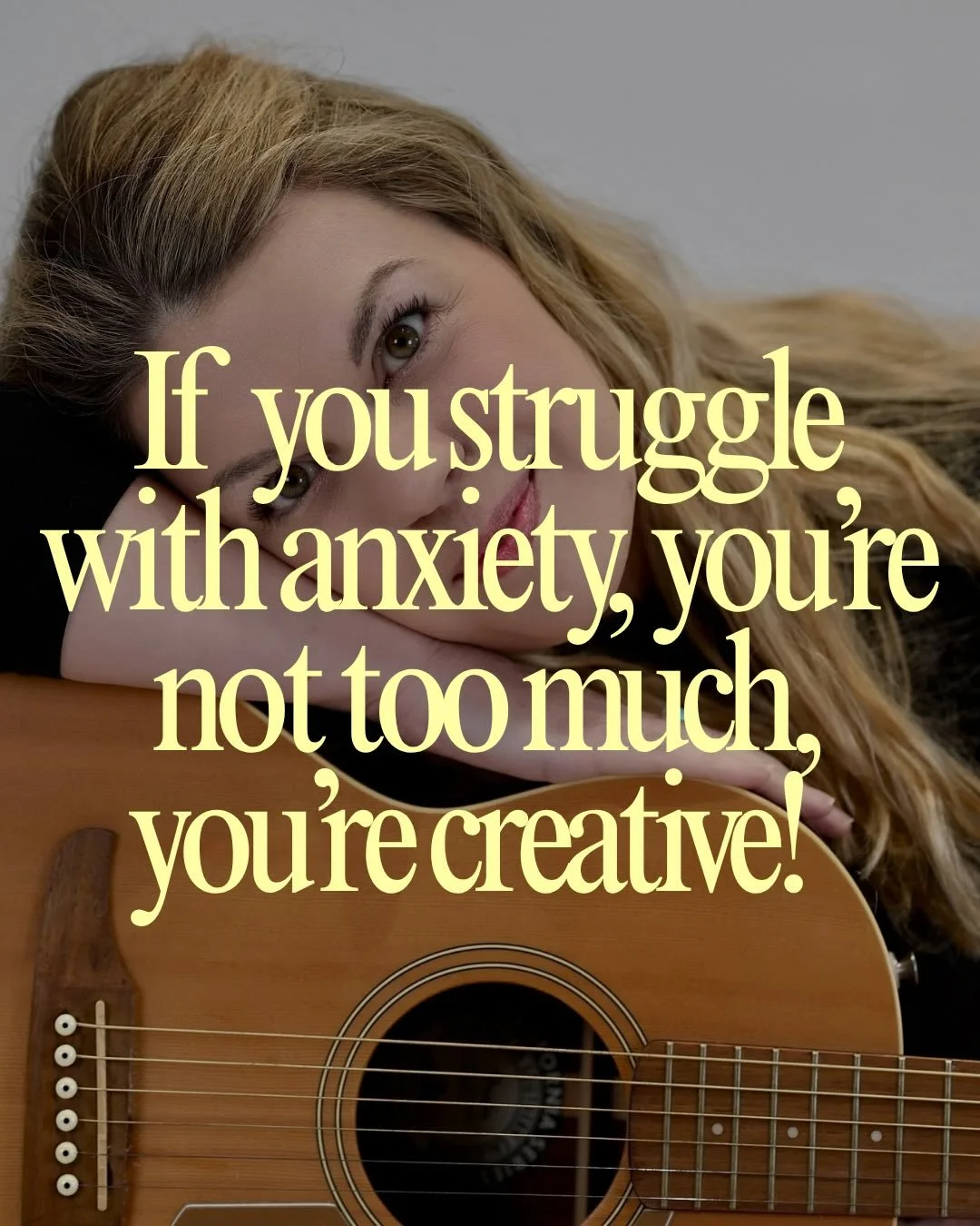 Most people with anxiety aren&rsquo;t broken.
They&rsquo;re just overwhelmed by their own depth.

You feel a lot.
You notice a lot.
Your brain doesn&rsquo;t just observe things&hellip; it builds entire worlds out of them.

That&rsquo;s why it can fee