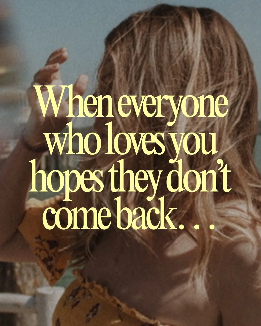 Not because they know better than you.
But because they&rsquo;re not inside the spell of it.

They&rsquo;re not replaying the good bits on a loop.
They&rsquo;re not shrinking themselves to make it make sense.
They&rsquo;re not waiting for a version o