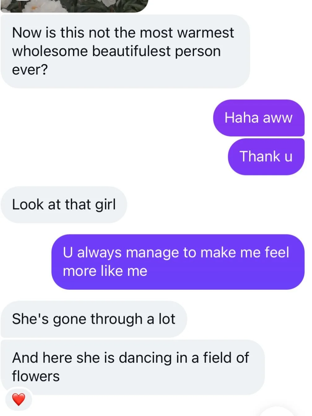 What a beautiful way to be seen 🥰 especially when it feels like nobody does. Grateful for this person who has always seen me in this way despite the times I got lost x