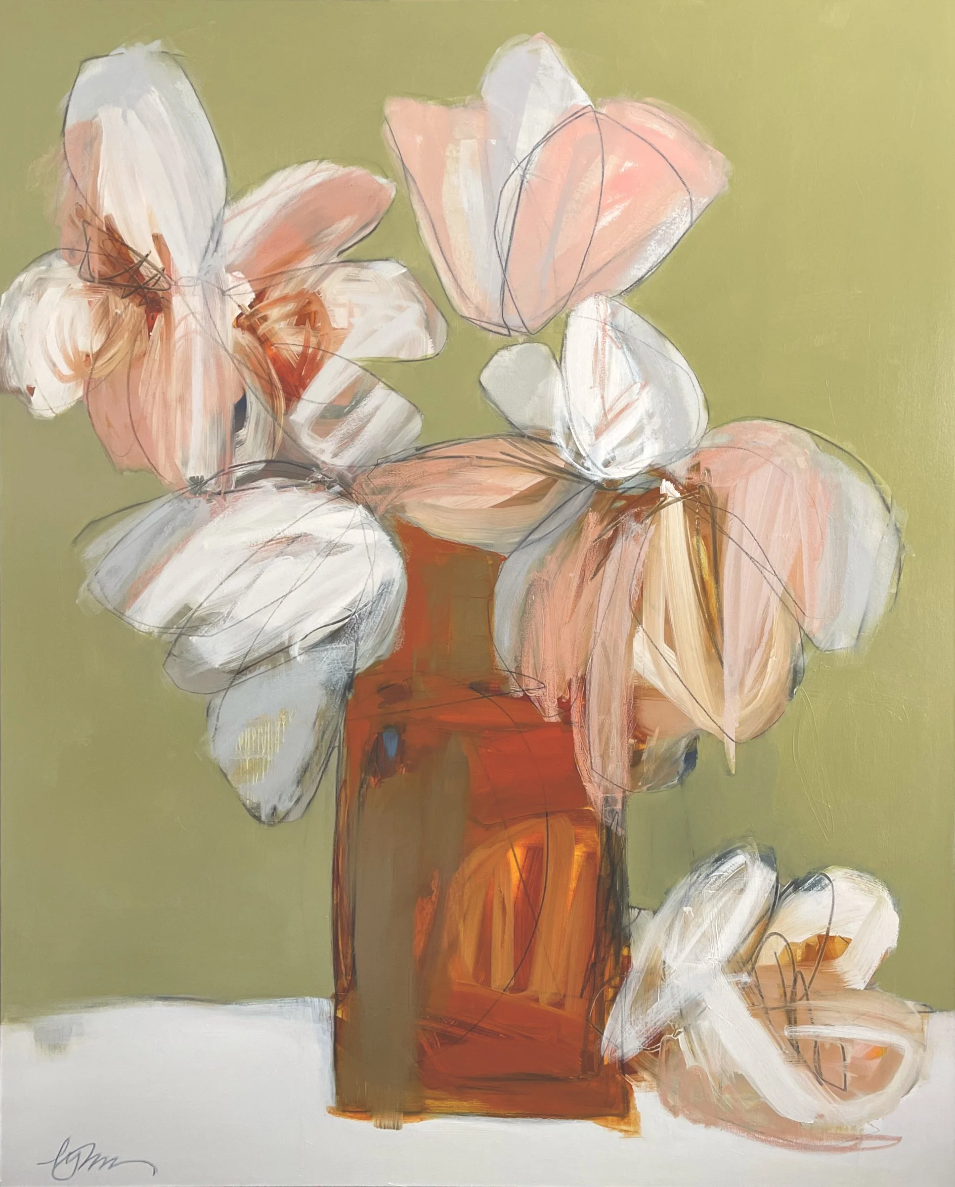 grandiflora grande 72 x 60 oil/wax pastel on canvas (coming soon)