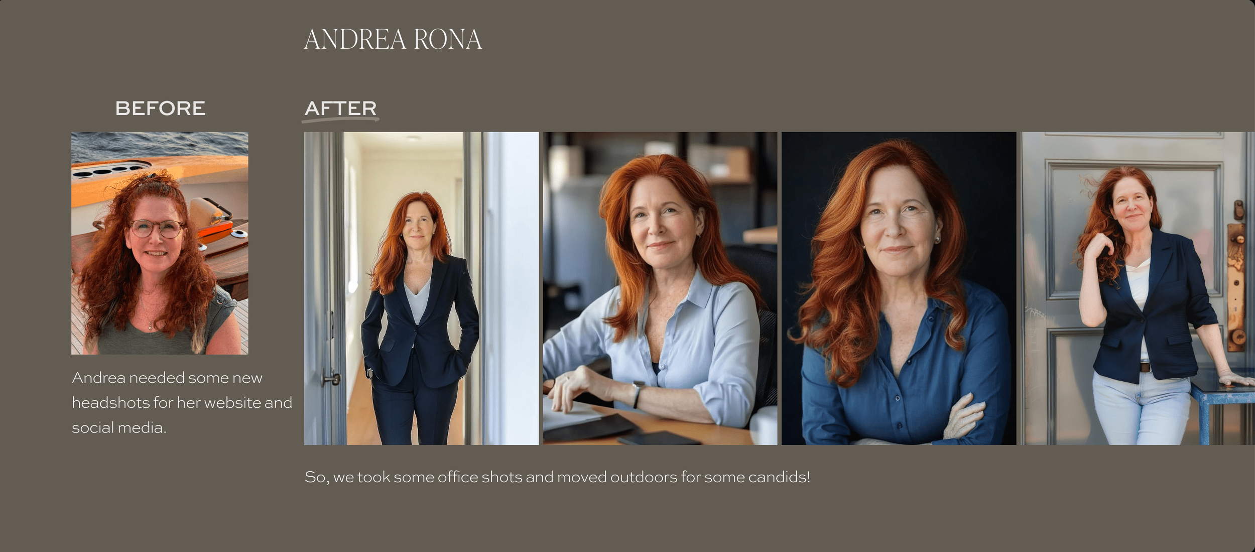 AI photo shoot example of woman