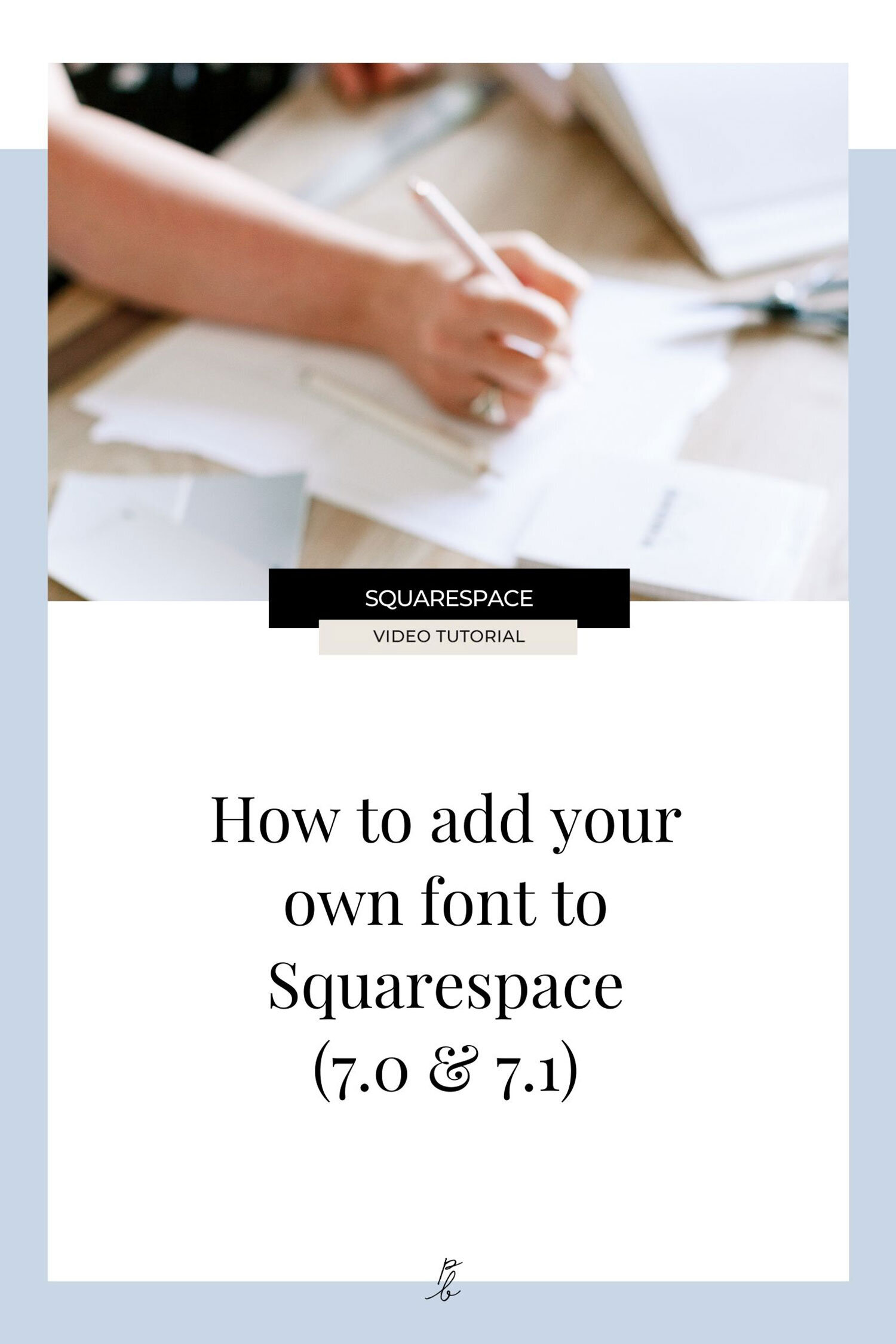How to add your own font to squarespace 7 0 7 1 paige brunton